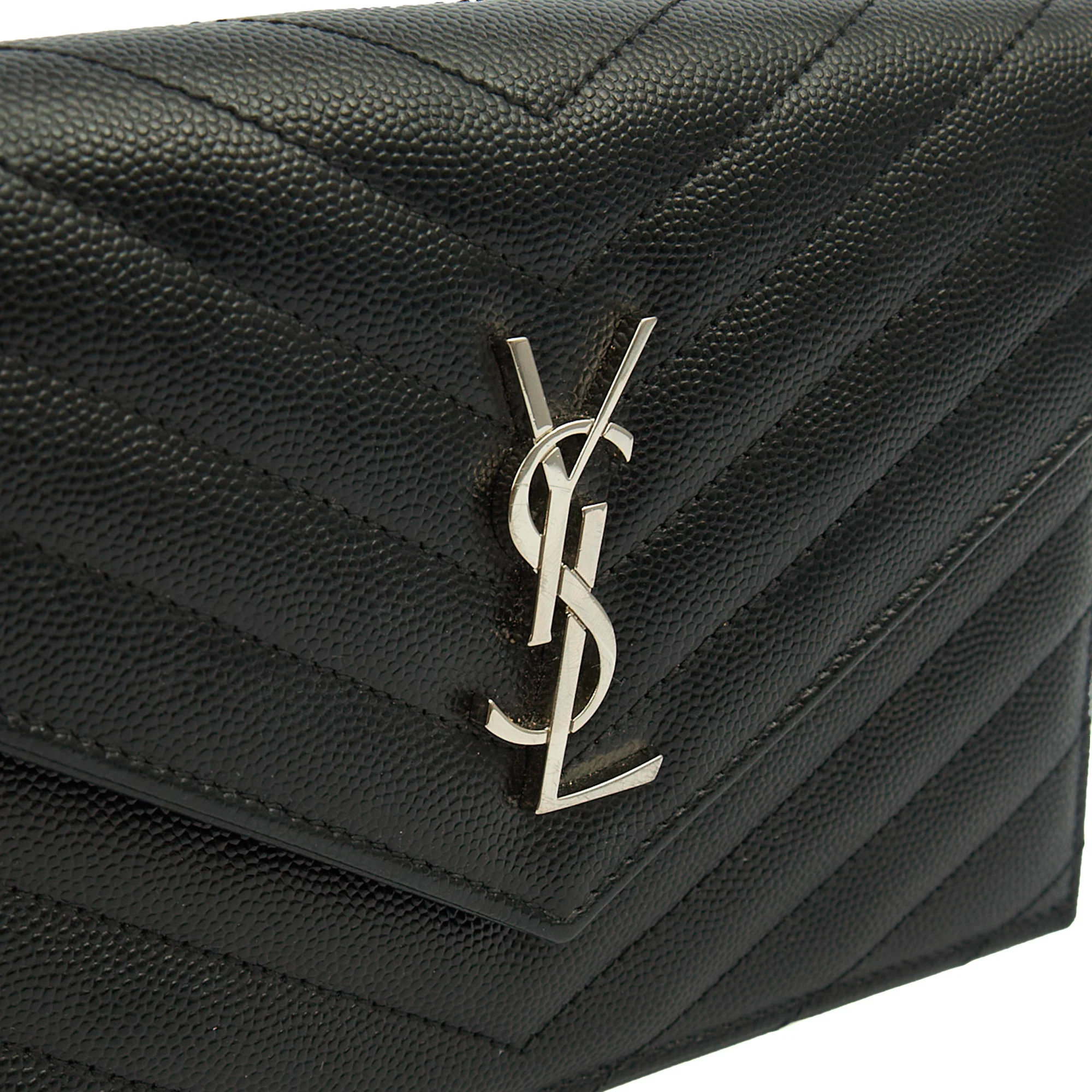 Picture of Saint Laurent Cross Body Kate Small in Black, Calfskin Leather