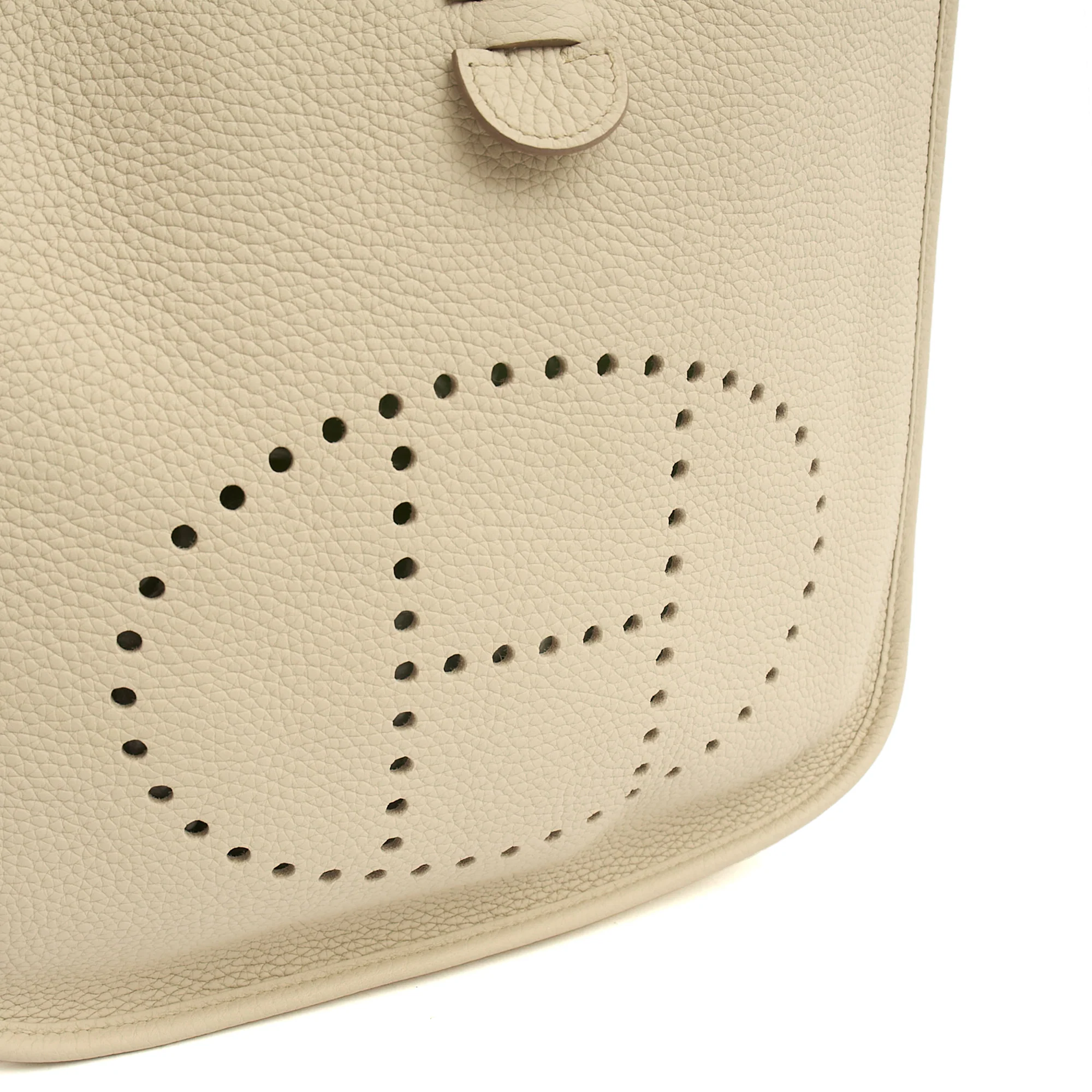 Picture of Hermes Cross Body Evelyne 29 in Beton, Leather