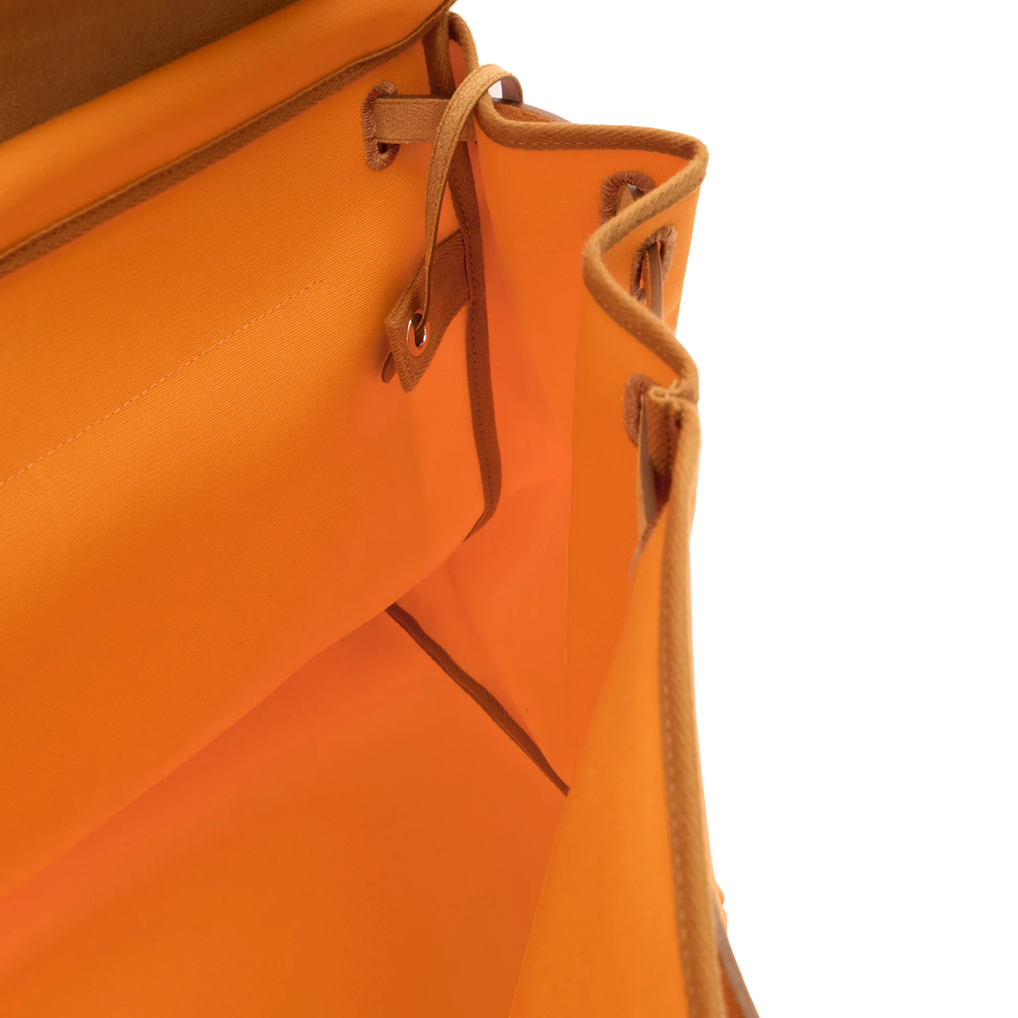 Picture of Hermes Tote Herbag Cabine 50 in Classic Orange, Canvas