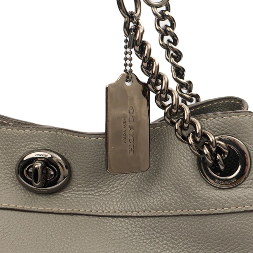 Picture of Coach Tote Edie Tote in Grey, Leather