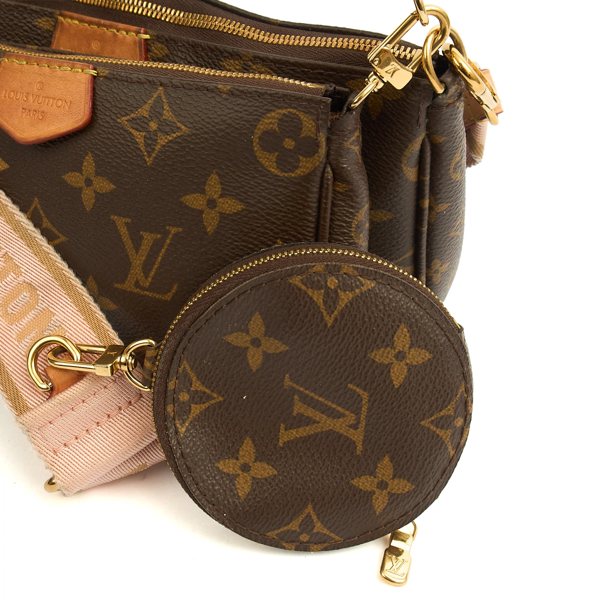Picture of Louis Vuitton Cross Body Multi Pochette Accessoires in Monogram, Leather