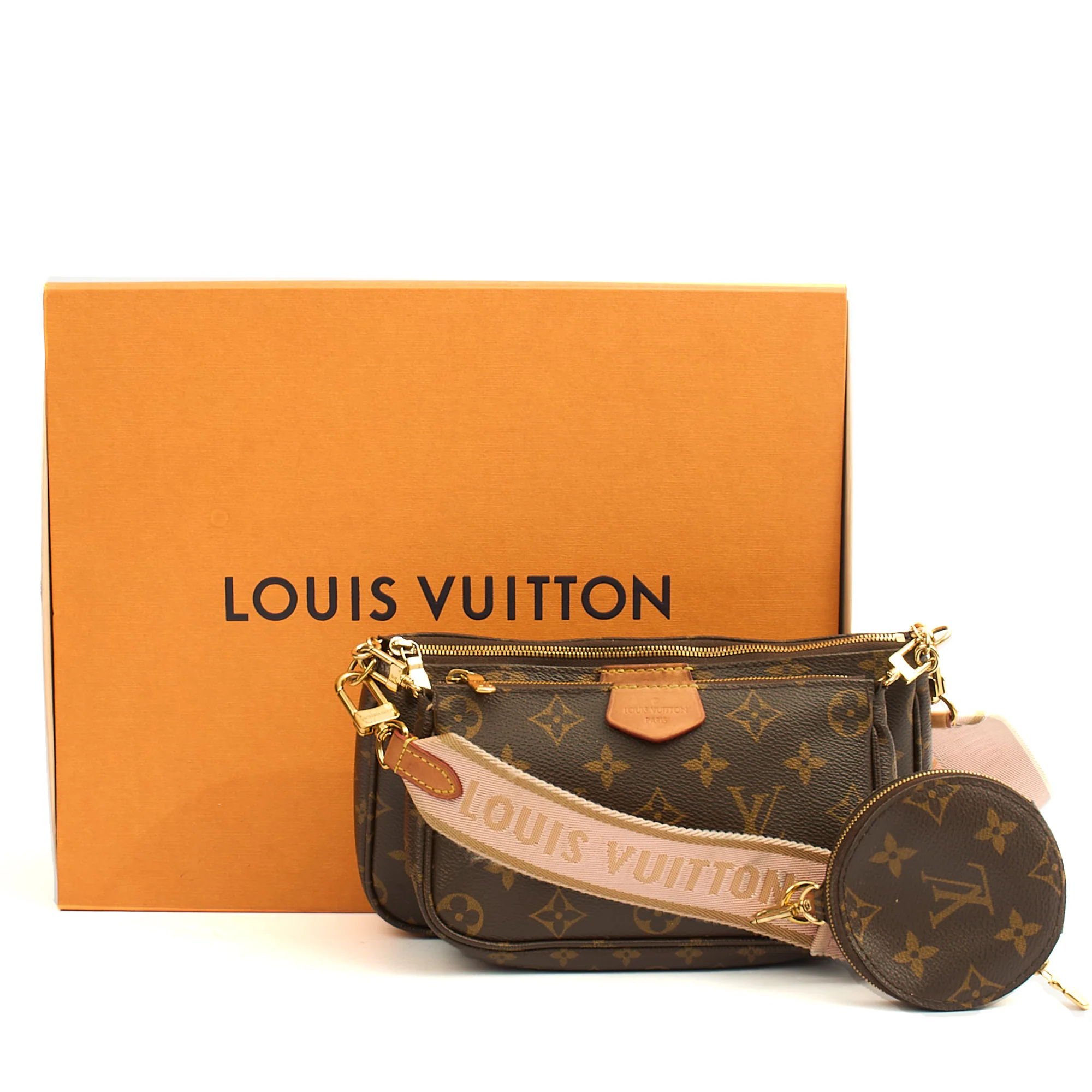 Picture of Louis Vuitton Cross Body Multi Pochette Accessoires in Monogram, Leather