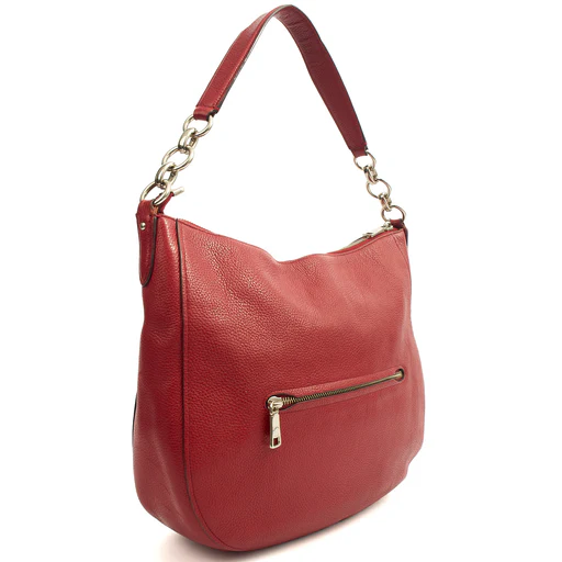 Picture of Coach Cross Body Tabby Messenger 19 in Red, Leather