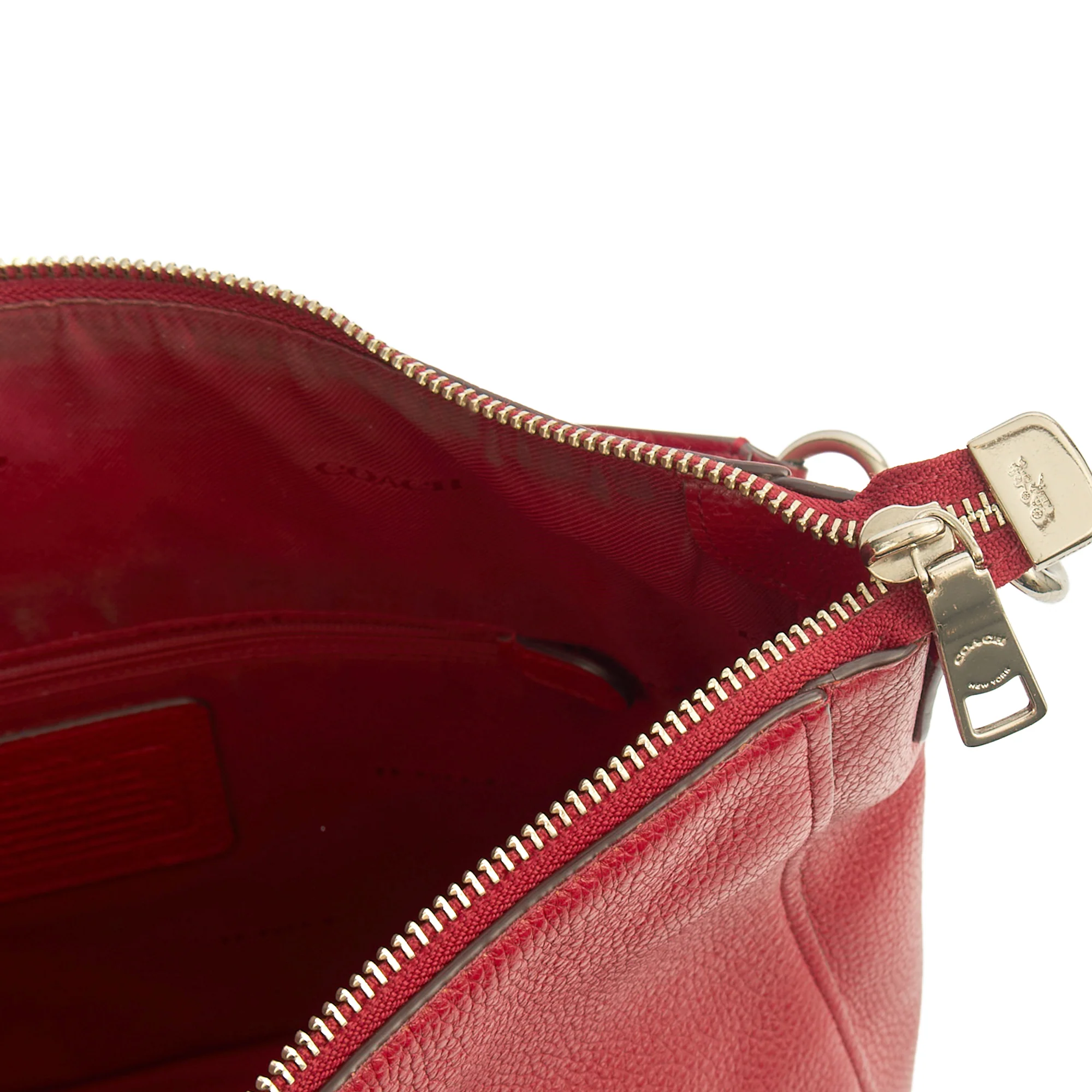 Picture of Coach Cross Body Tabby Messenger 19 in Red, Leather