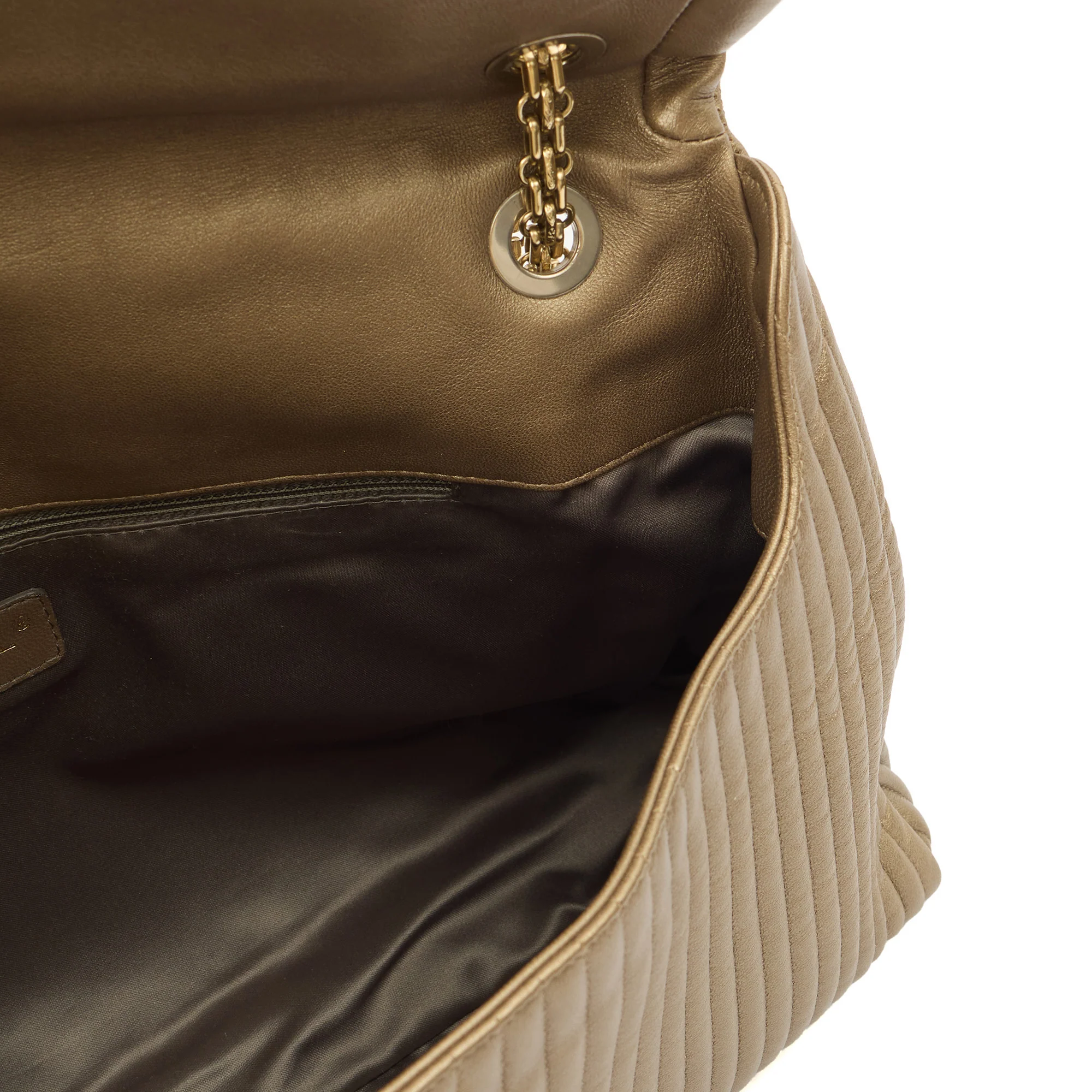 Picture of Chanel Shoulder Bag Shoulder Bag in Metallic, Calfskin Leather