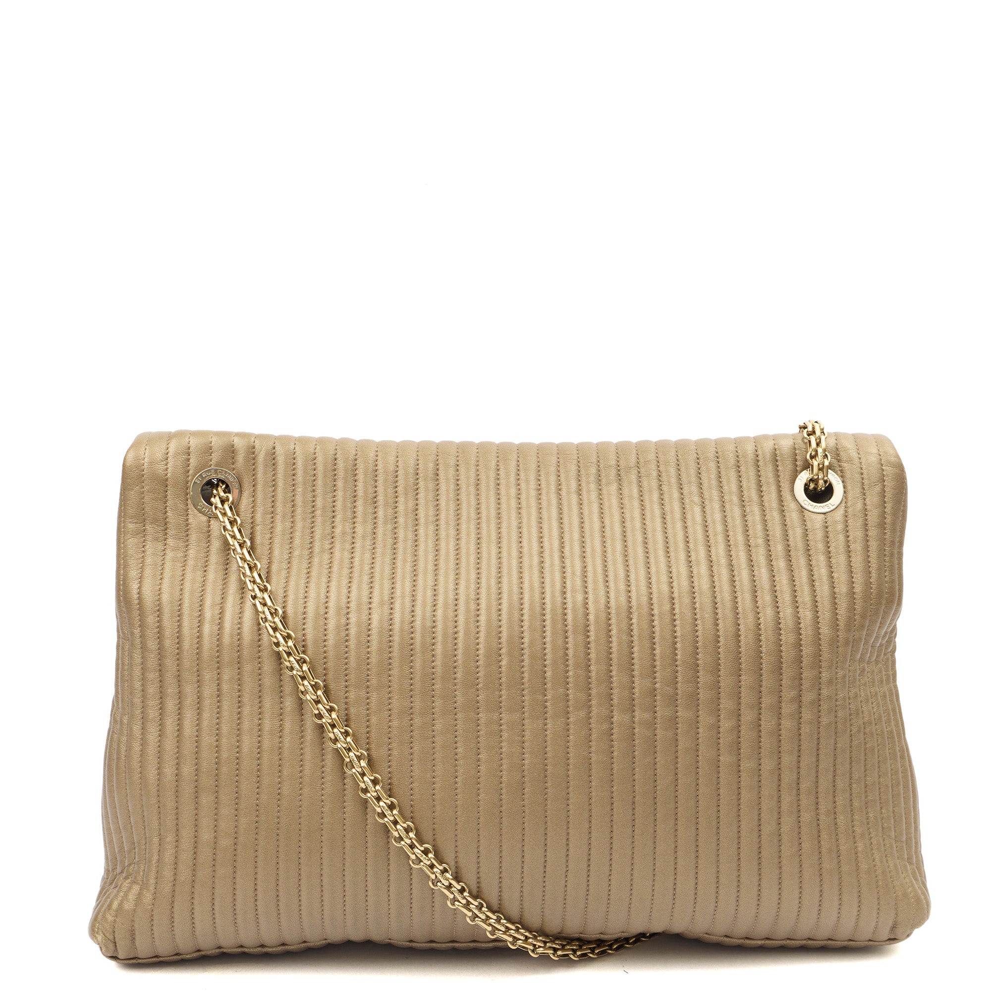 Picture of Chanel Shoulder Bag Shoulder Bag in Metallic, Calfskin Leather