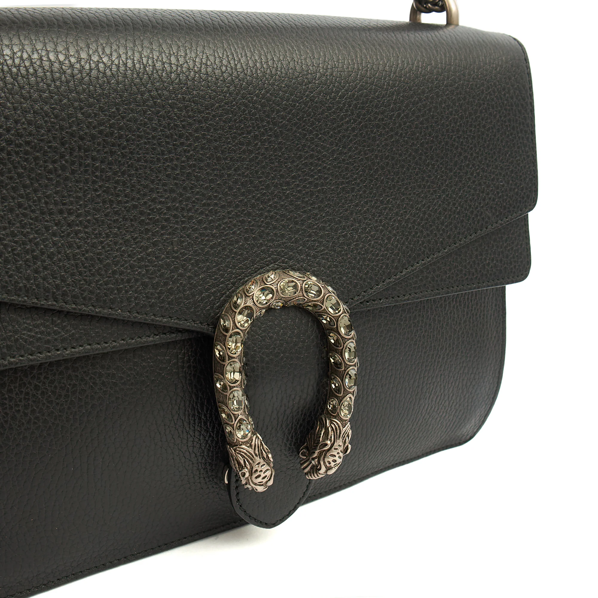 Picture of Gucci Shoulder Bag Dionysus - Medium in Black, Leather