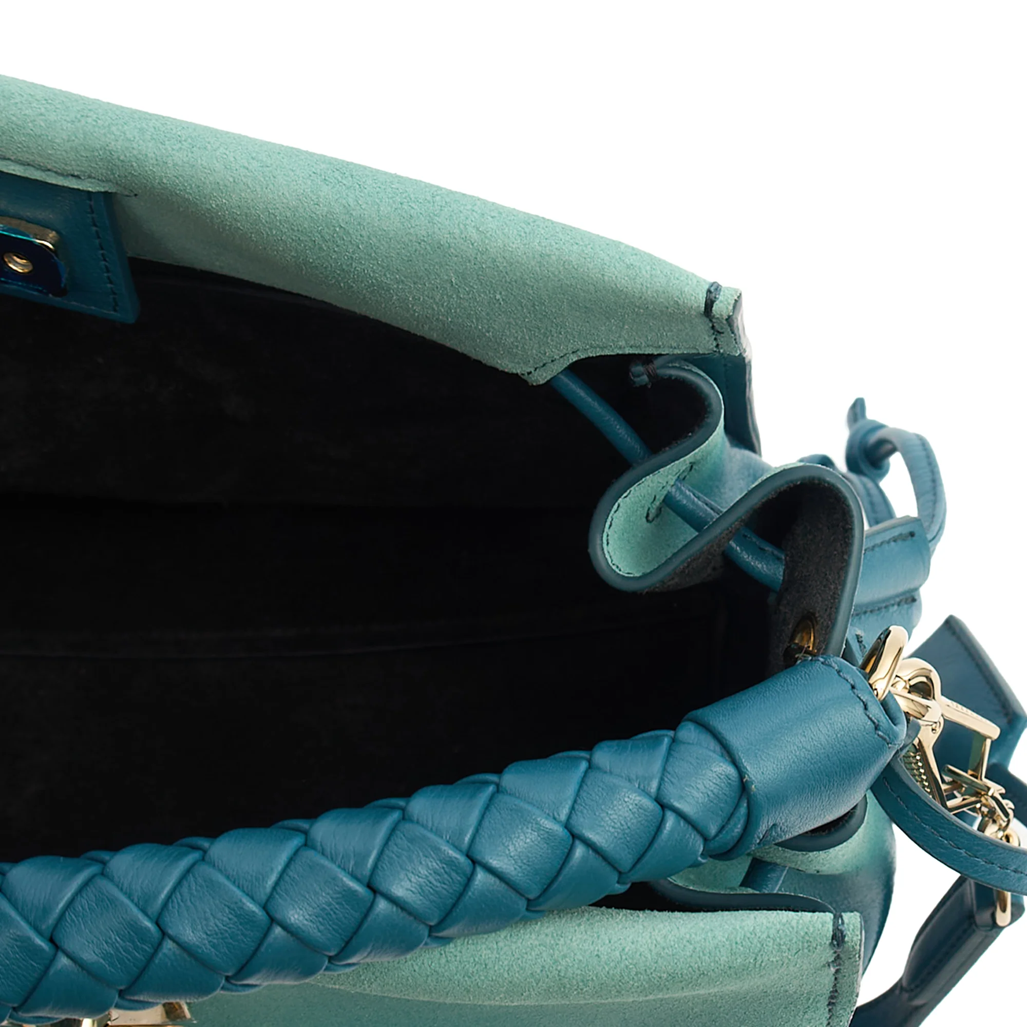 Picture of Mulberry Tote Iris - Small in Blue, Patent Leather