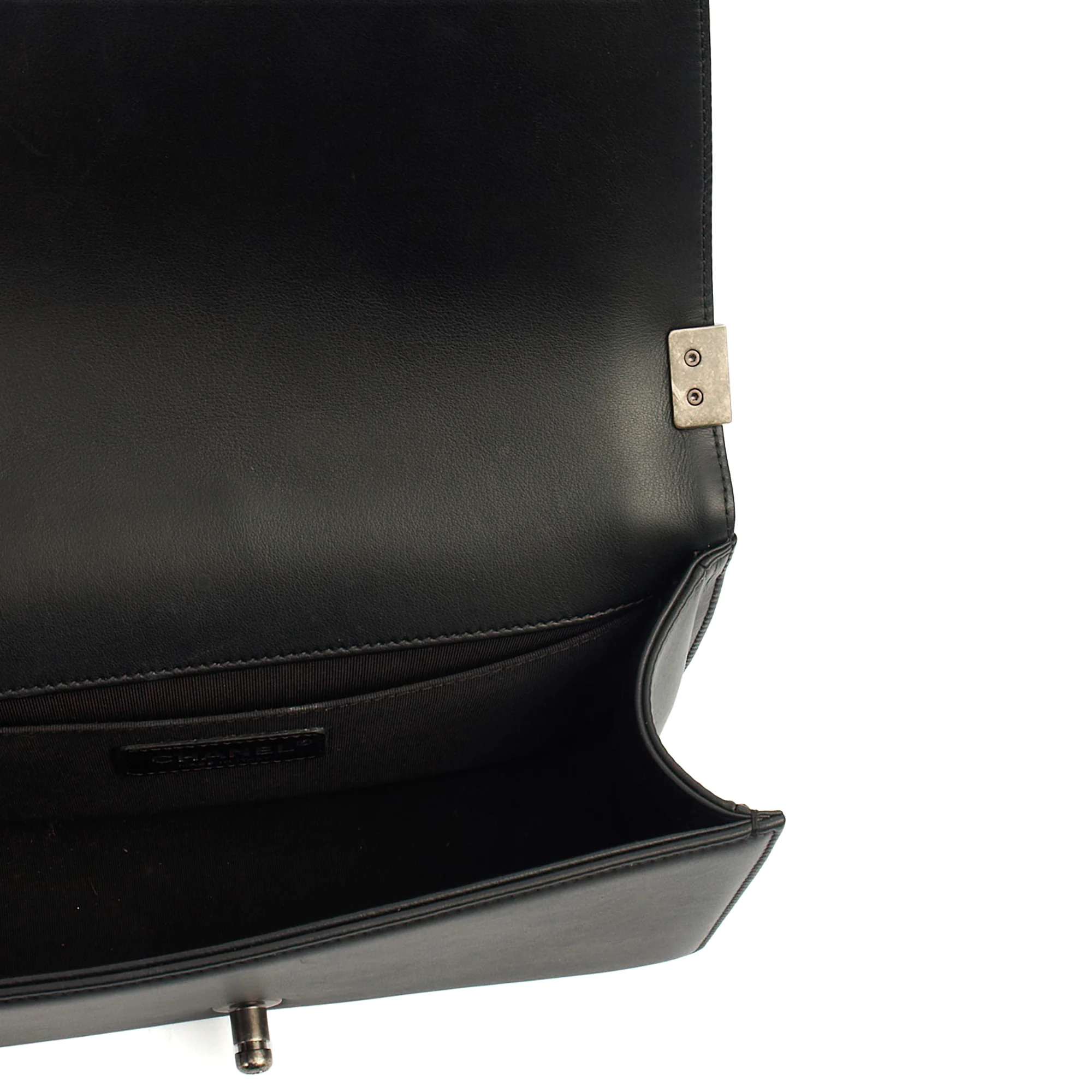 Picture of Chanel Cross Body Boy - Medium in Black, Calfskin Leather