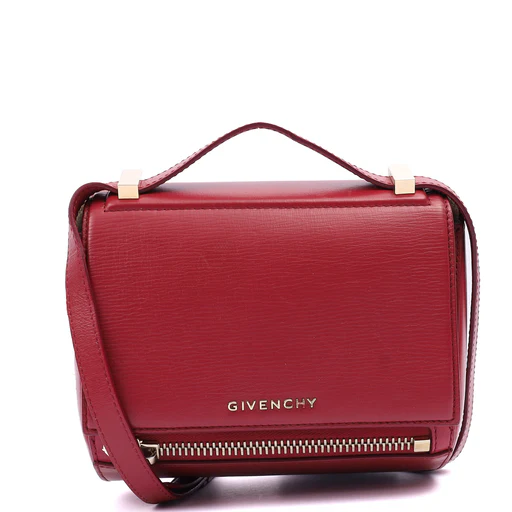 Picture of Givenchy Cross Body Pandora - Mini in Red, Leather
