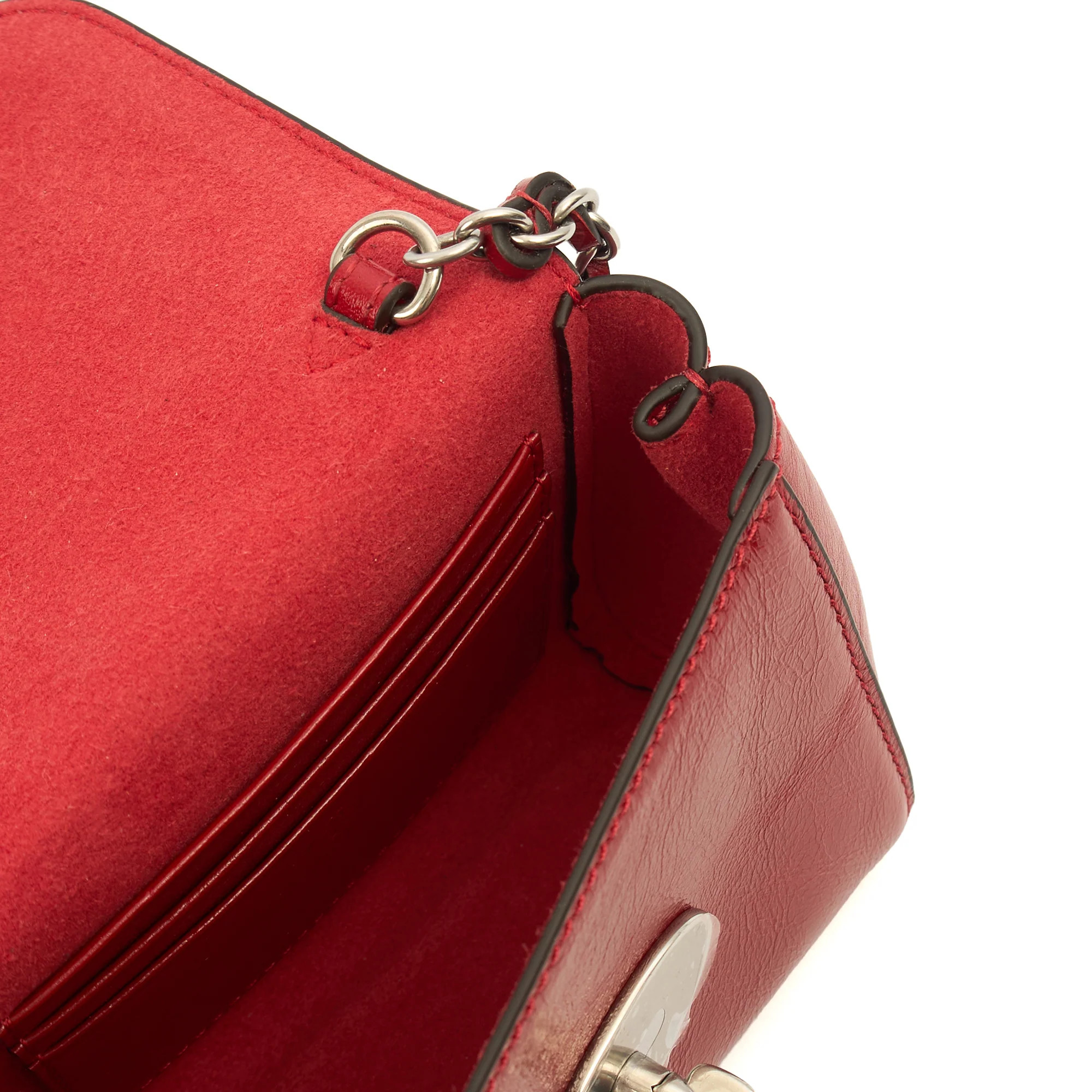 Picture of Mulberry Mini Bag Lily - Mini in Lancaster Red, Leather