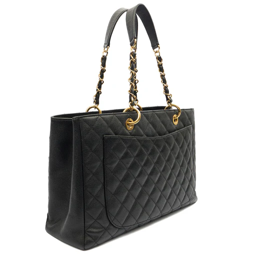 Picture of Chanel Tote Grand Shopping Tote XL in Black, Caviar Leather