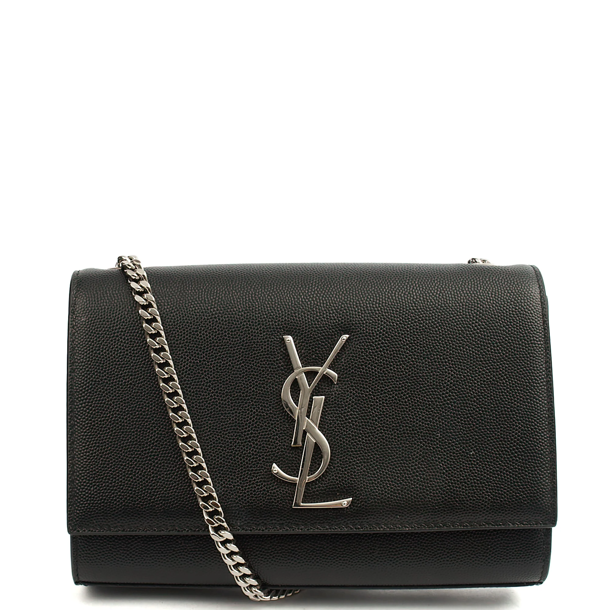 Picture of Saint Laurent Cross Body Kate Small in Black, Calfskin Leather