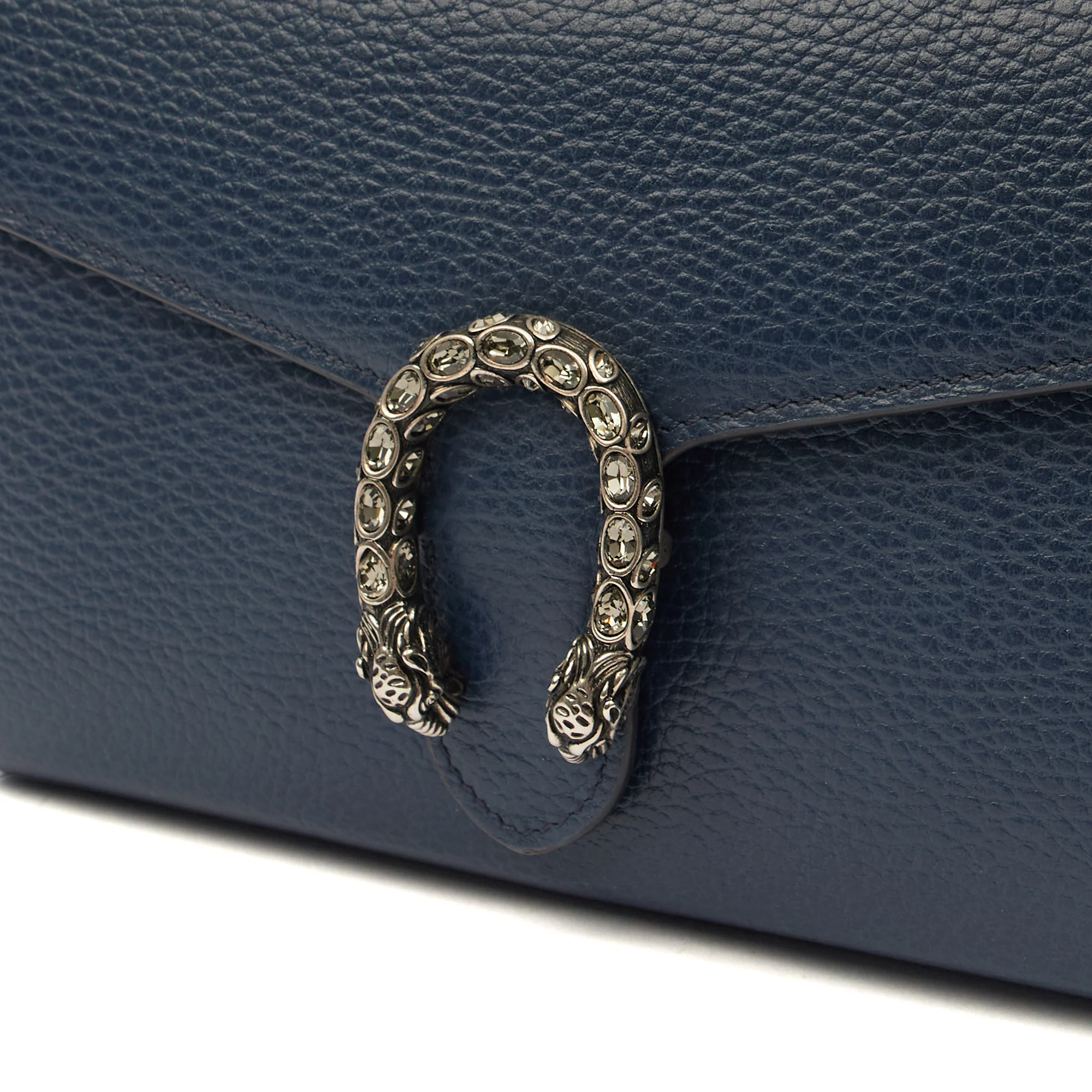 Picture of Gucci Cross Body Dionysus Chain Wallet in Blue, Leather