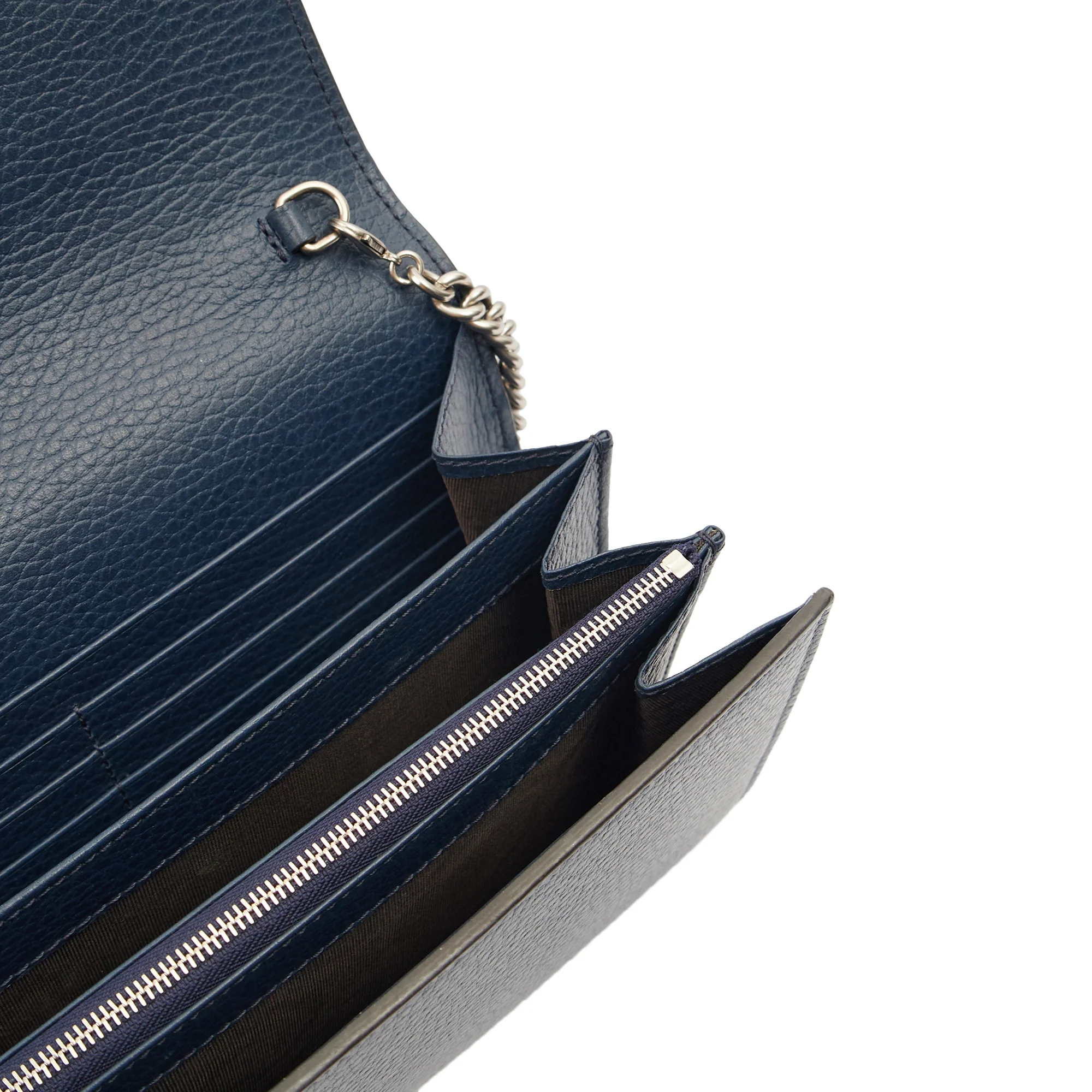 Picture of Gucci Cross Body Dionysus Chain Wallet in Blue, Leather