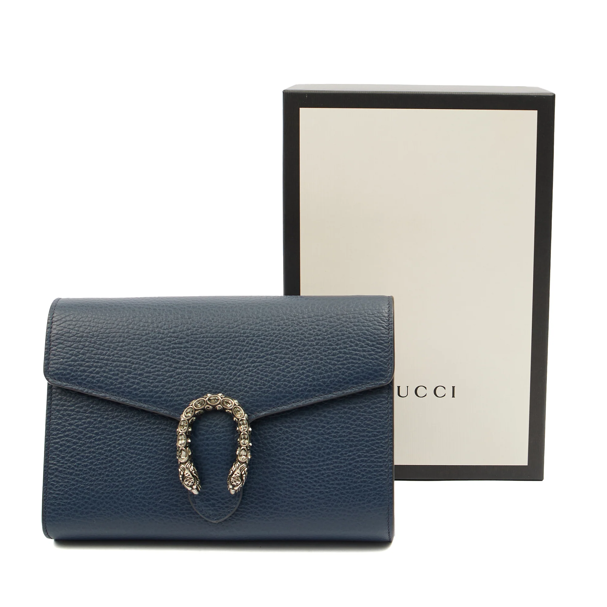Picture of Gucci Cross Body Dionysus Chain Wallet in Blue, Leather