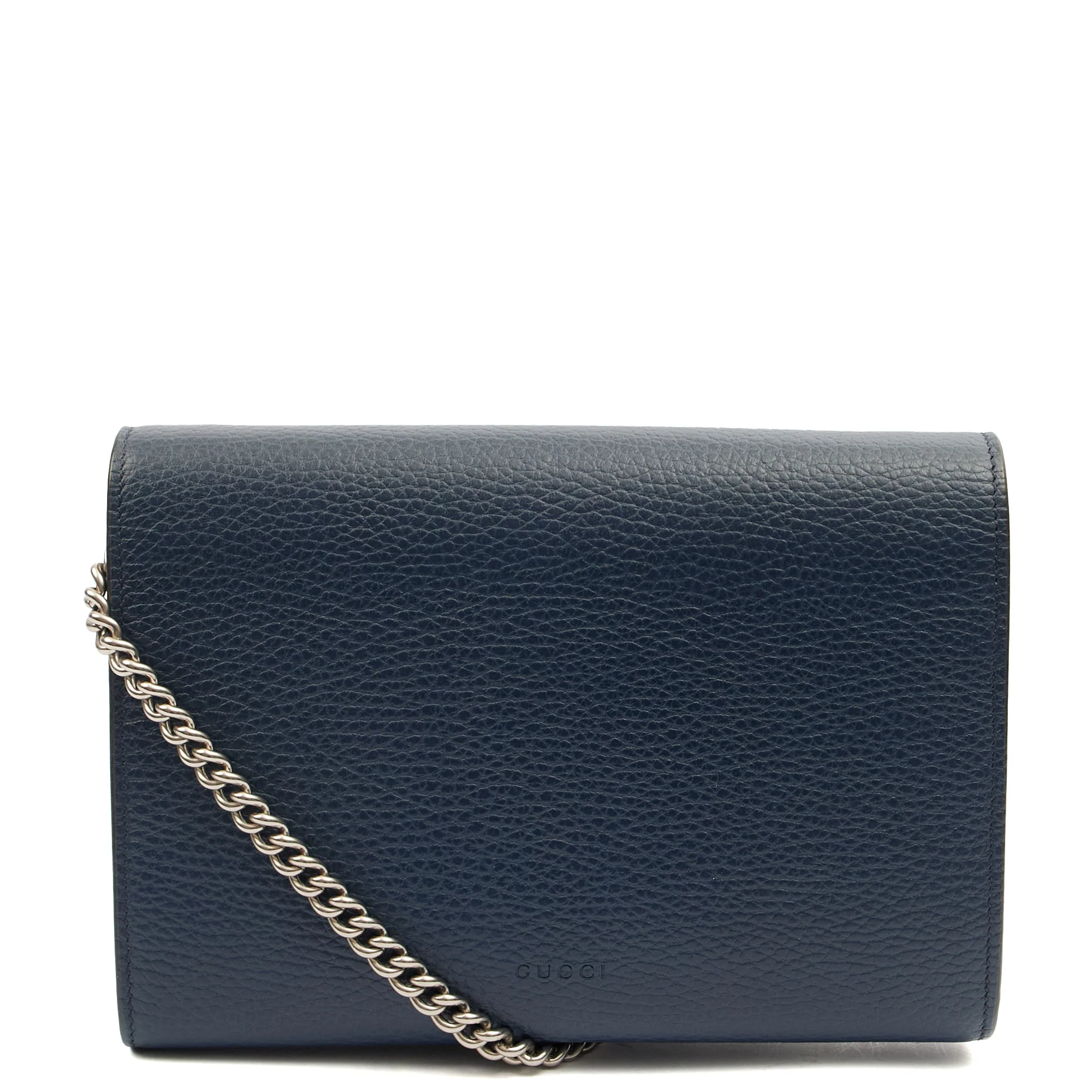 Picture of Gucci Cross Body Dionysus Chain Wallet in Blue, Leather