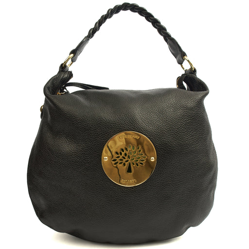 Picture of Mulberry Shoulder Bag Daria Hobo in Black, Leather