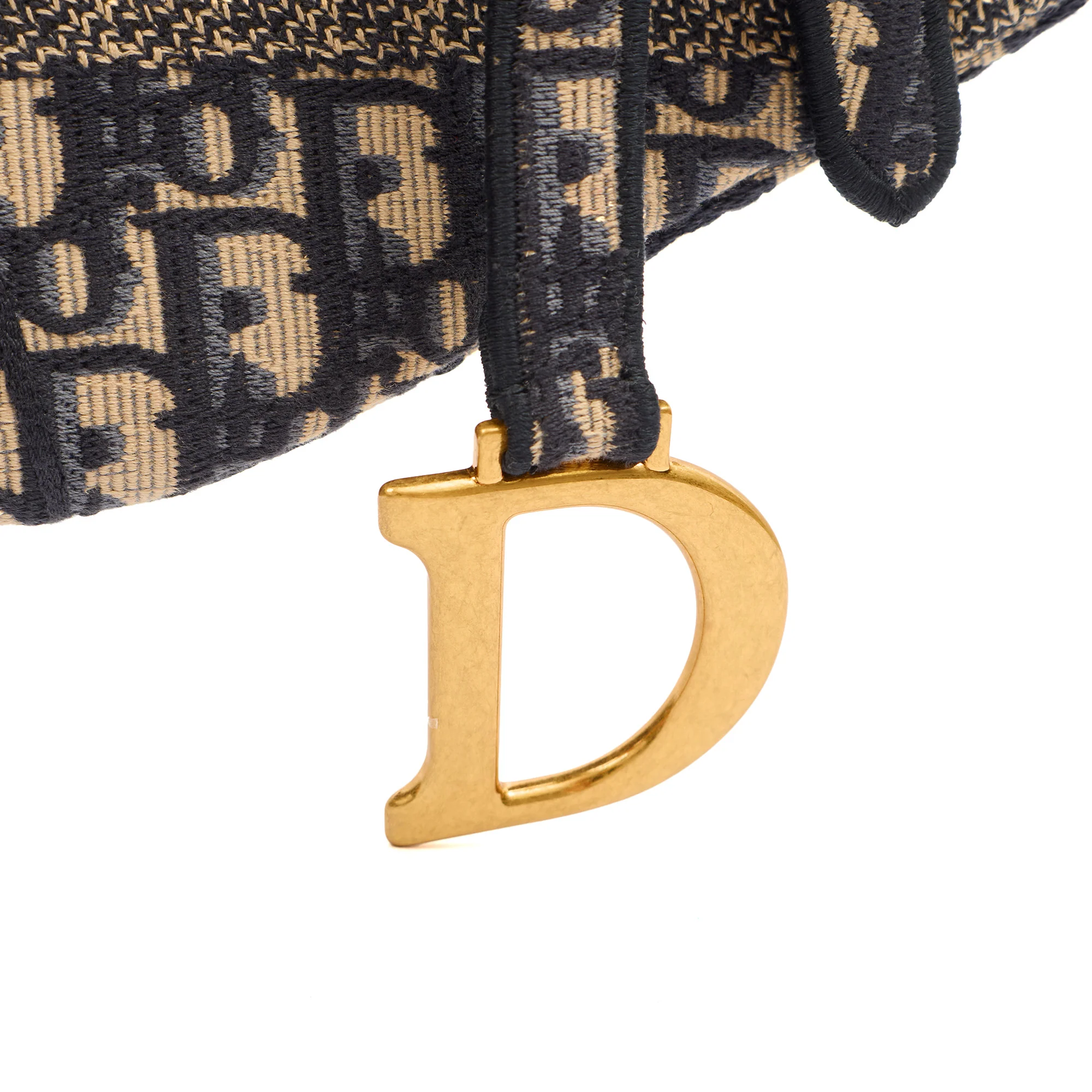 Picture of Christian Dior Shoulder Bag Saddle Bag in Blue, Dior Oblique Embroidery