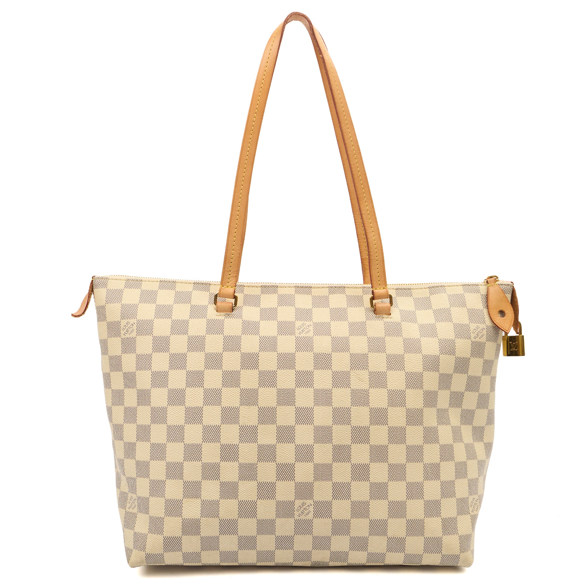 Picture of Louis Vuitton Tote Lena PM in Damier Azur, Canvas