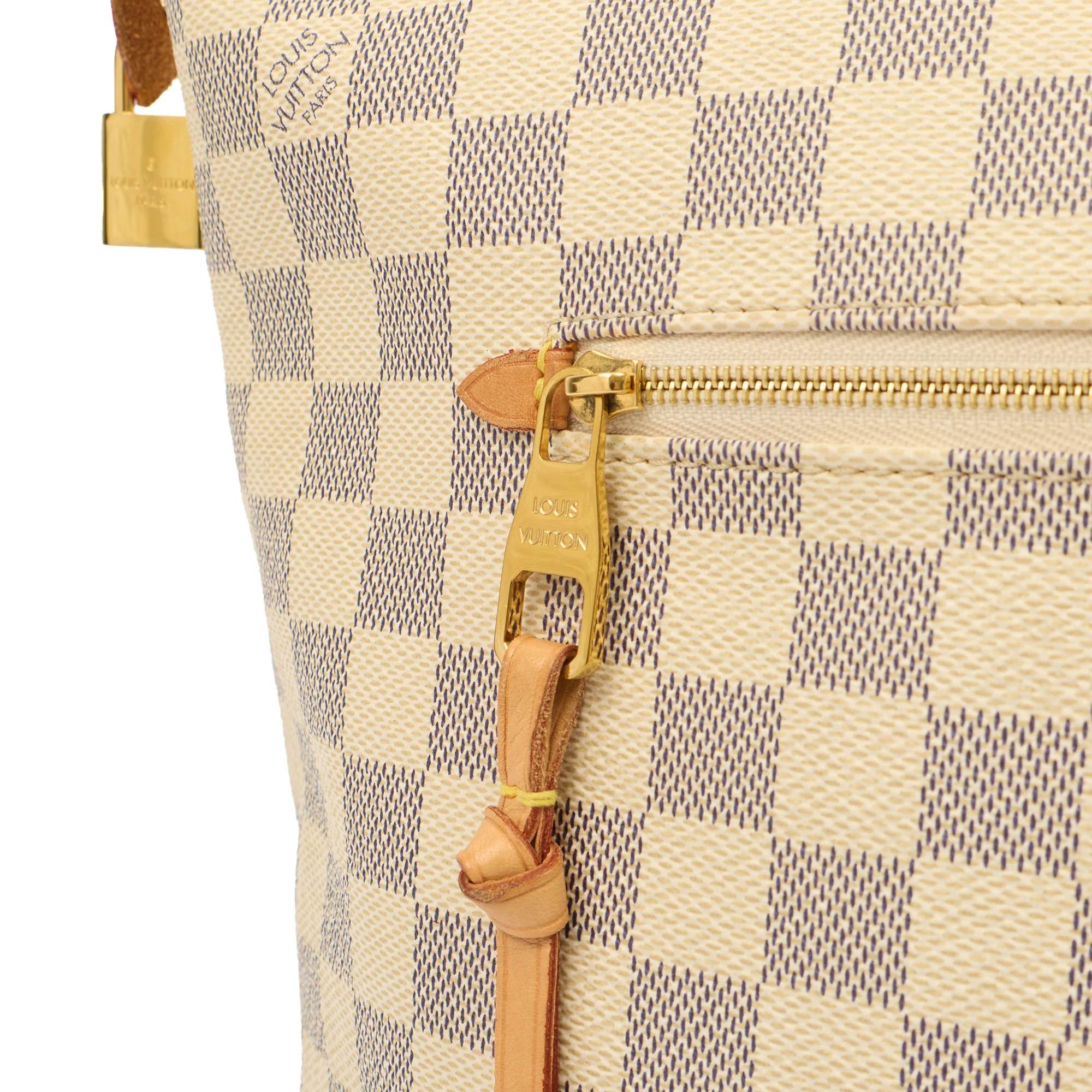 Picture of Louis Vuitton Tote Lena PM in Damier Azur, Canvas