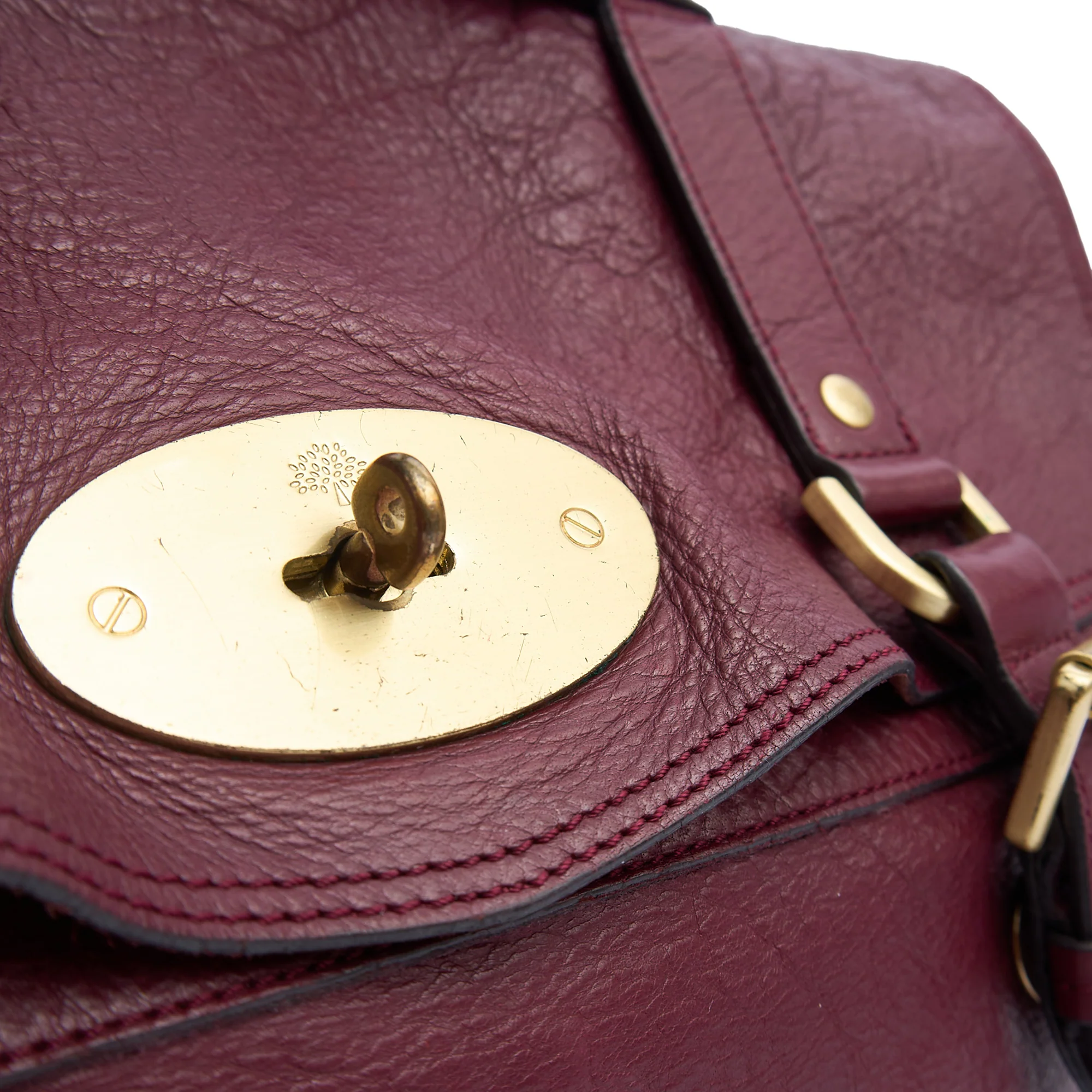 Picture of Mulberry Tote Alexa in Red, Calfskin Leather