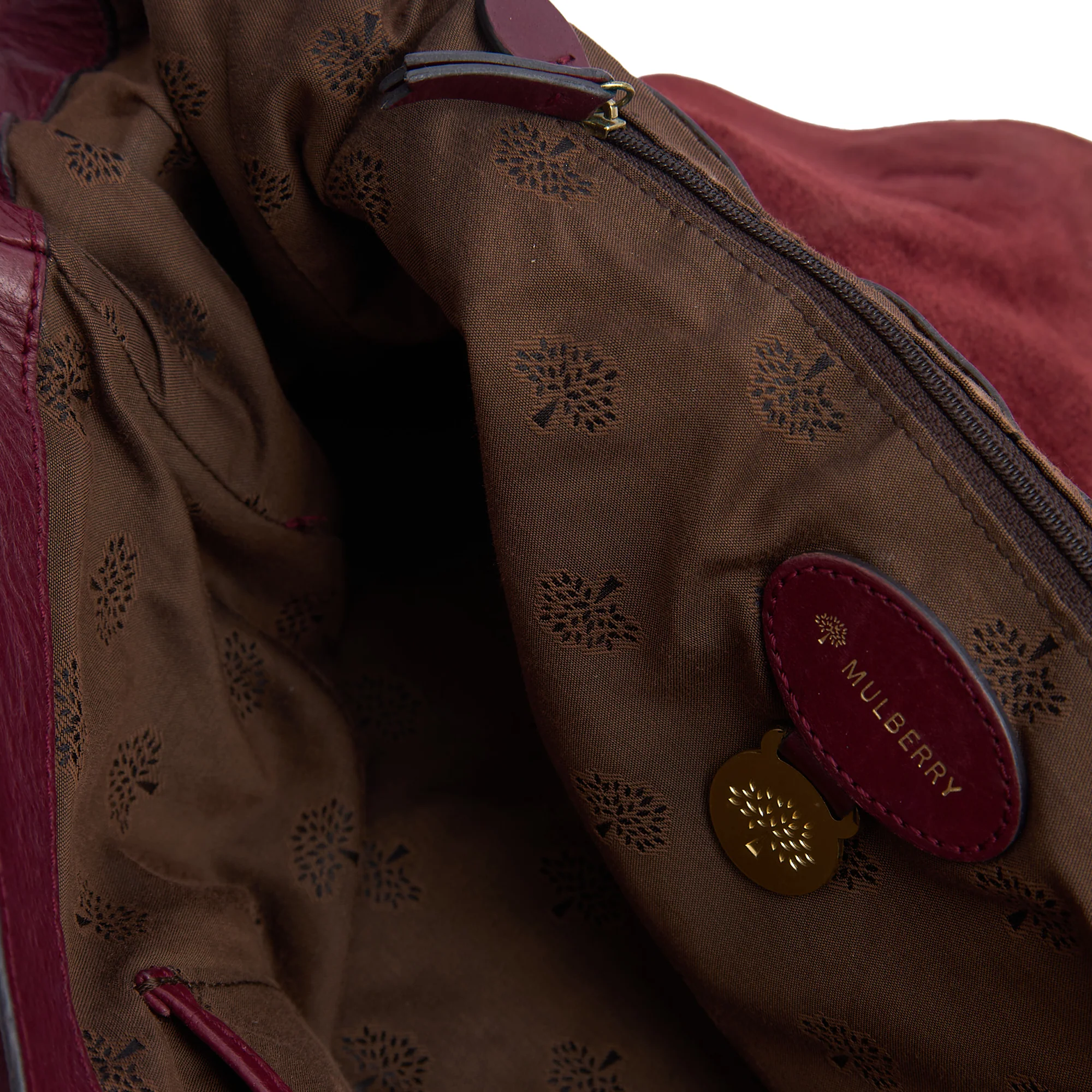 Picture of Mulberry Tote Alexa in Red, Calfskin Leather