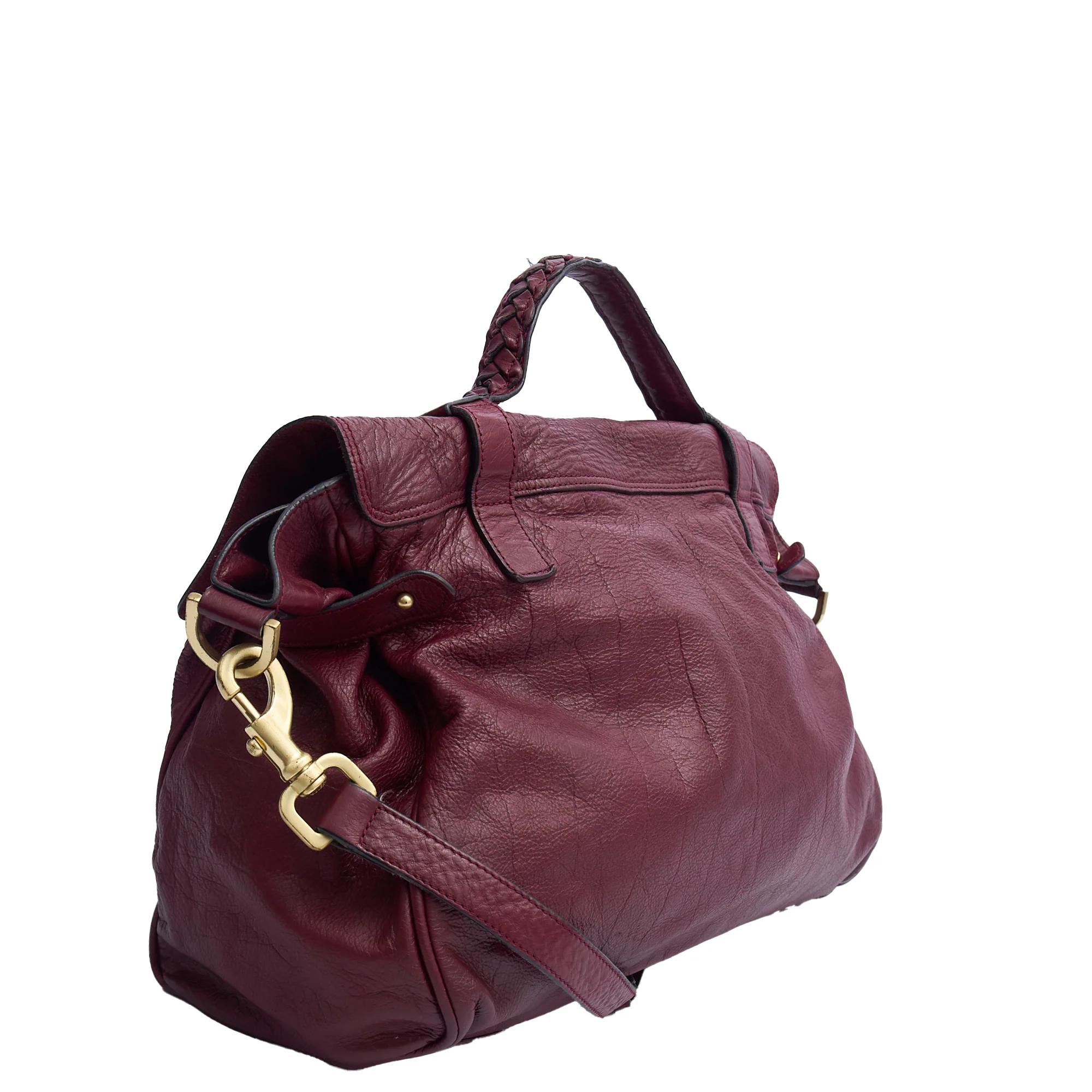 Picture of Mulberry Tote Alexa in Red, Calfskin Leather