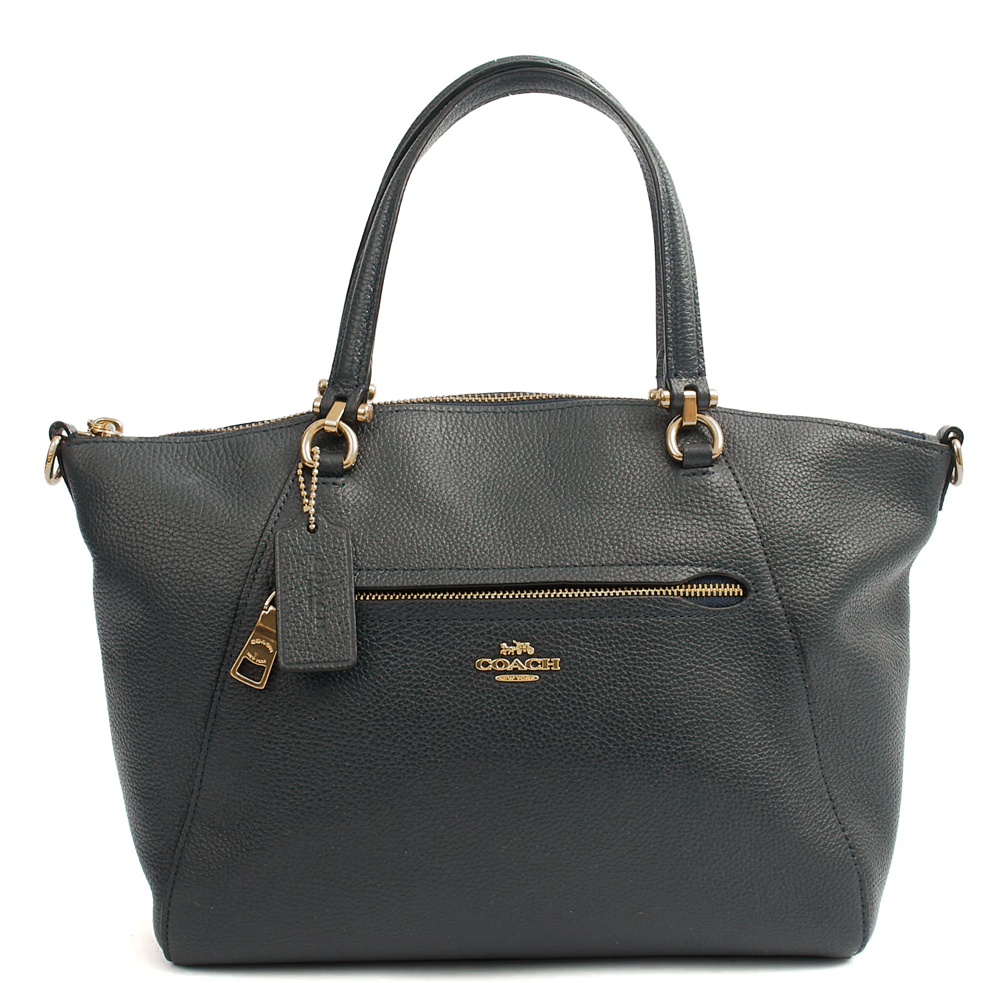 Picture of Coach Cross Body Prairie Satchel in Navy, Leather
