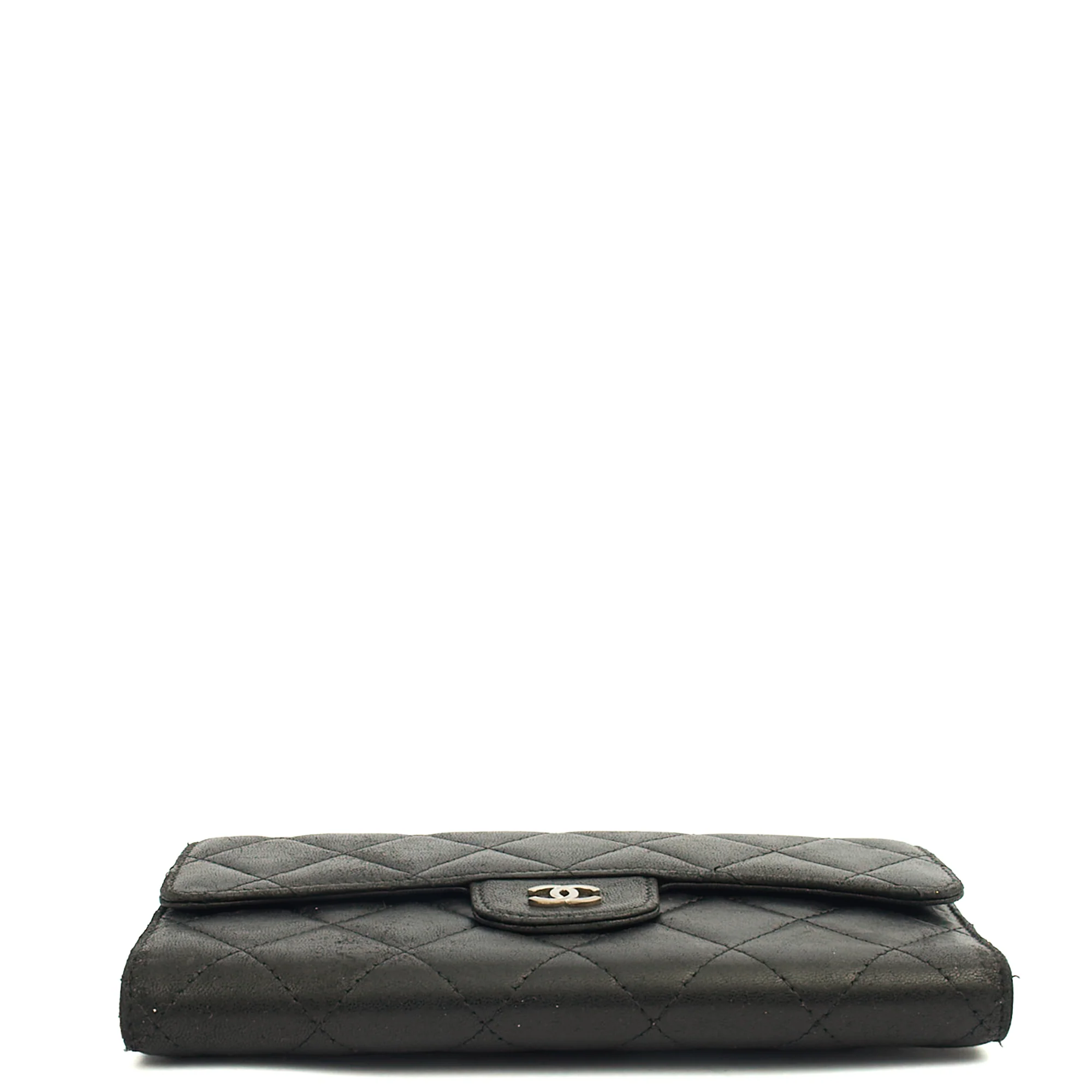Picture of Chanel Purse Classic Long Flap Wallet in Black, Lambskin Leather