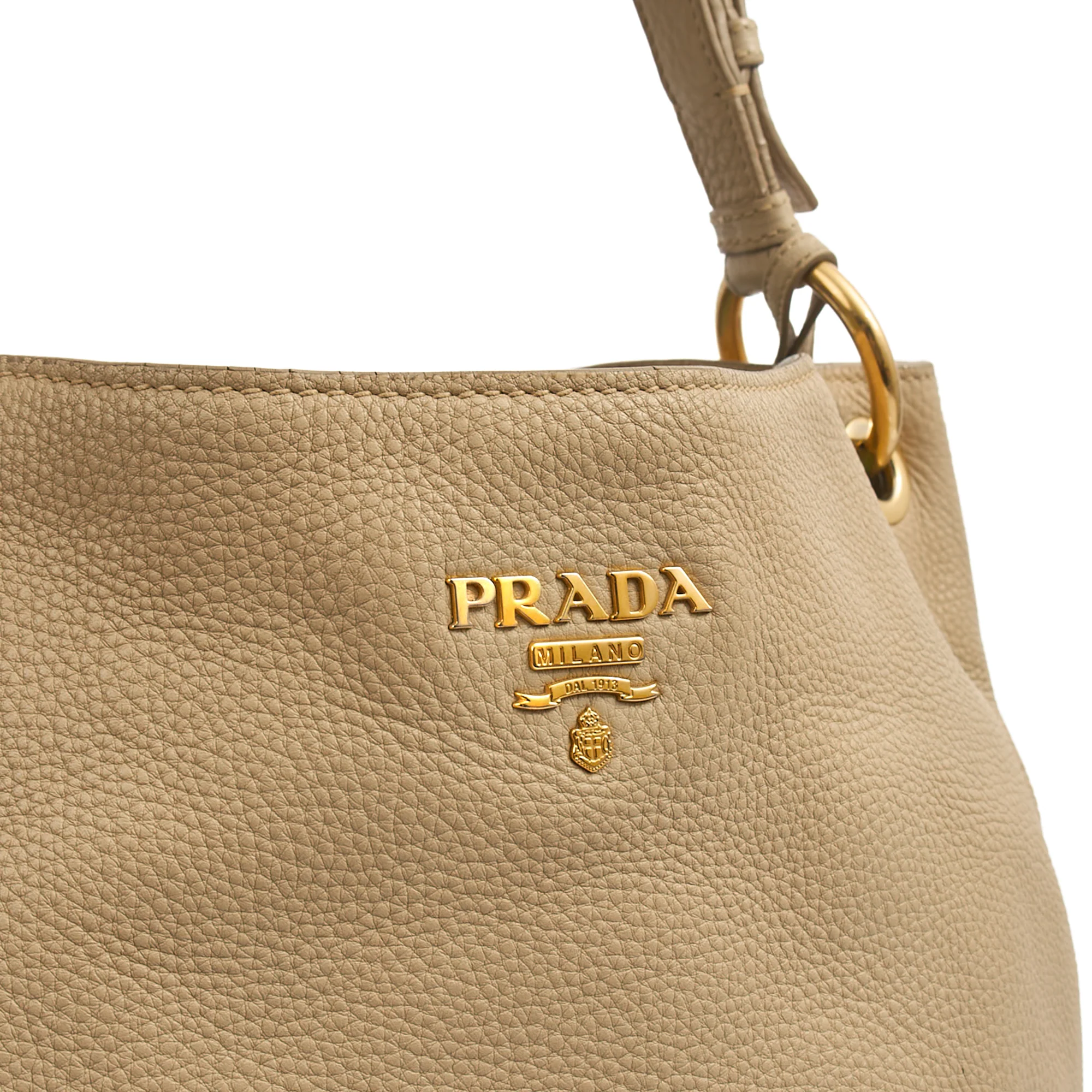 Picture of Prada Tote Lux Tote in Neutral, Calfskin