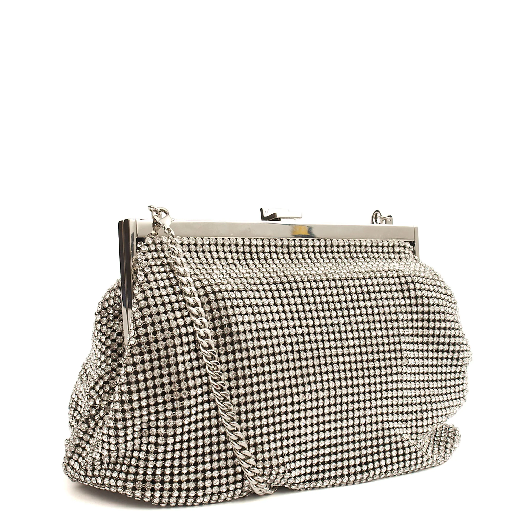 Picture of Stella McCartney Cross Body Frayme in Metallic, Other