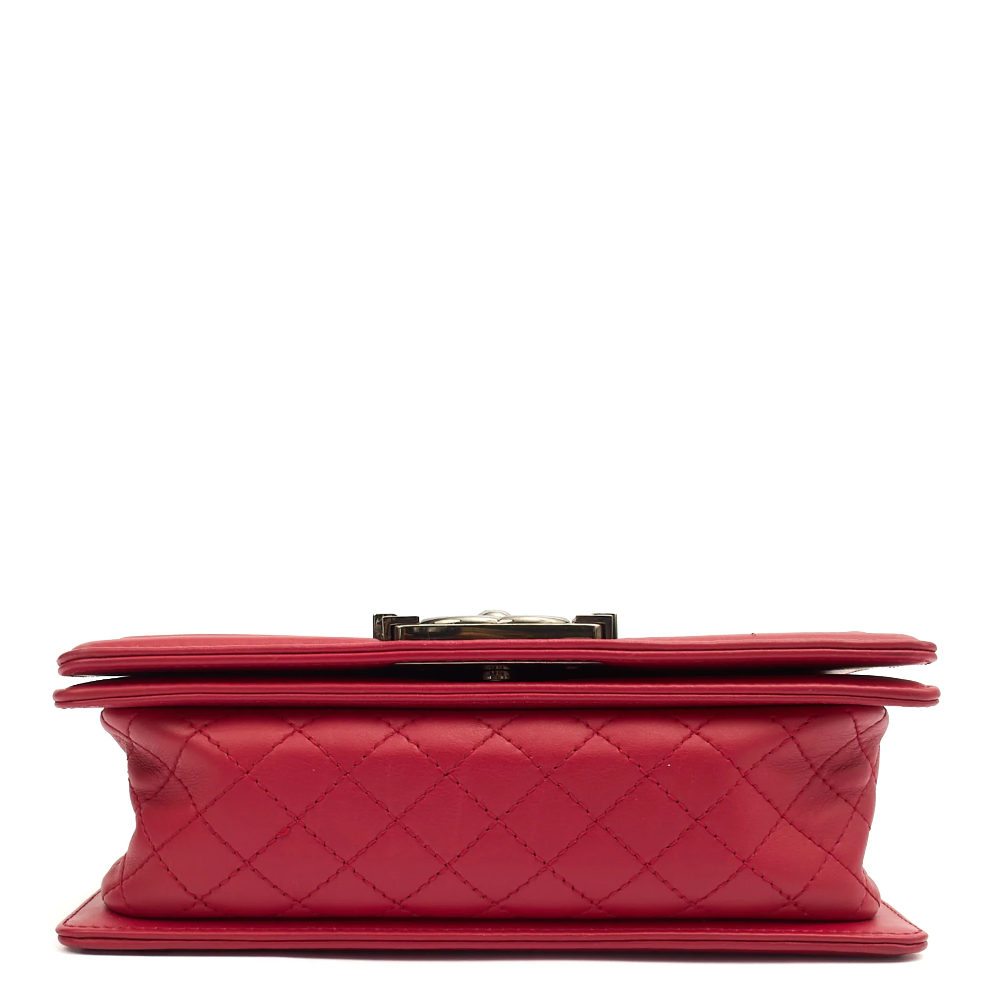 Picture of Chanel Shoulder Bag Boy - Small in Pink, Calfskin Leather