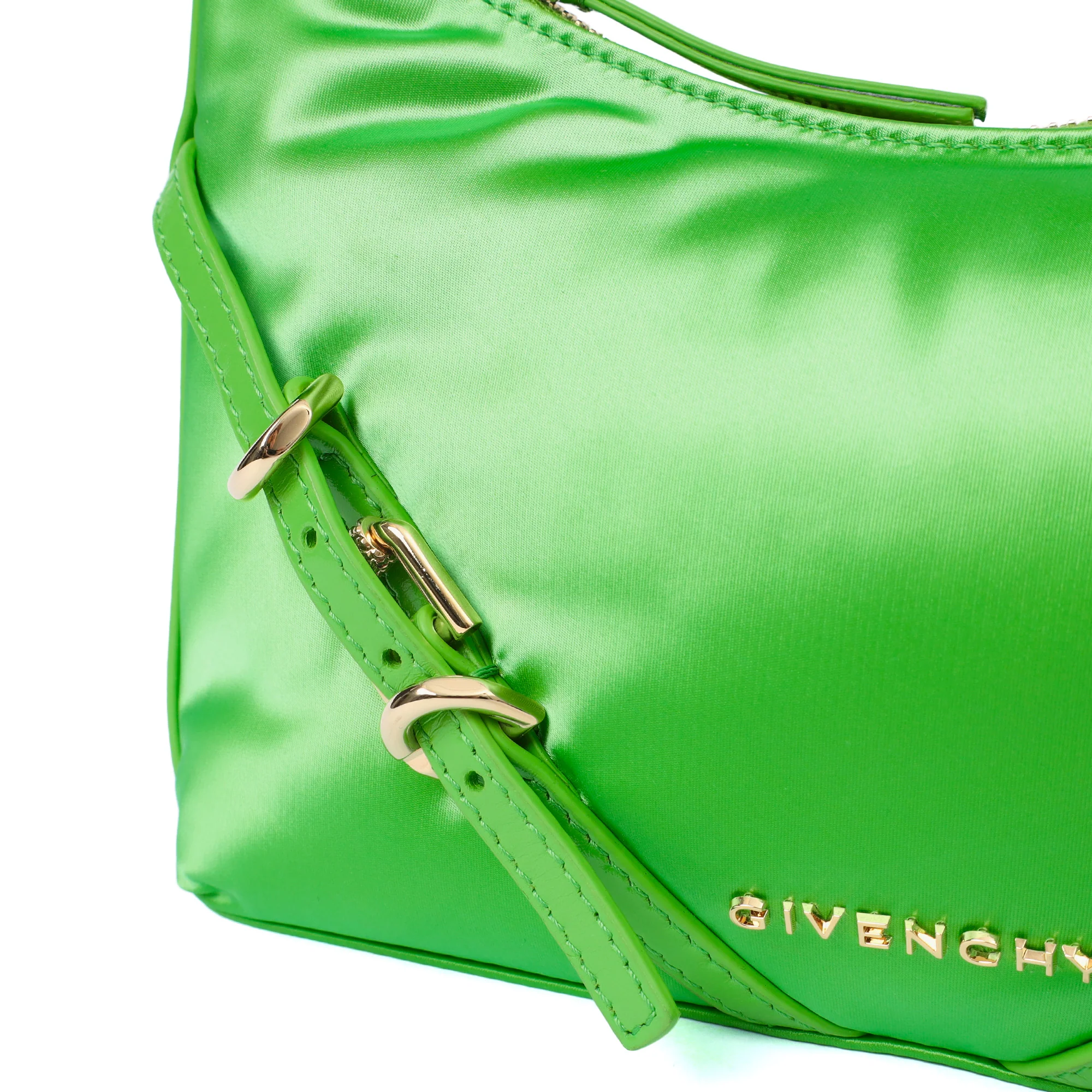 Picture of Givenchy Shoulder Bag Voyou - Mini in Green, Fabric