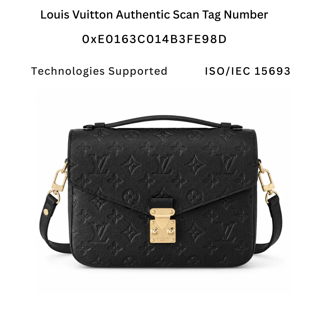 Louis Vuitton Pochette Métis in Black