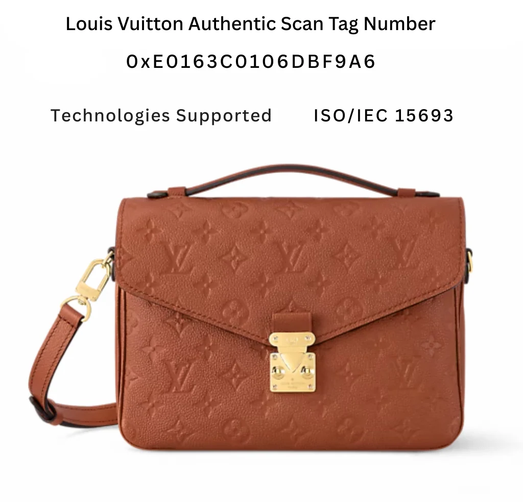 Louis Vuitton Pochette Métis in Cognac M12711