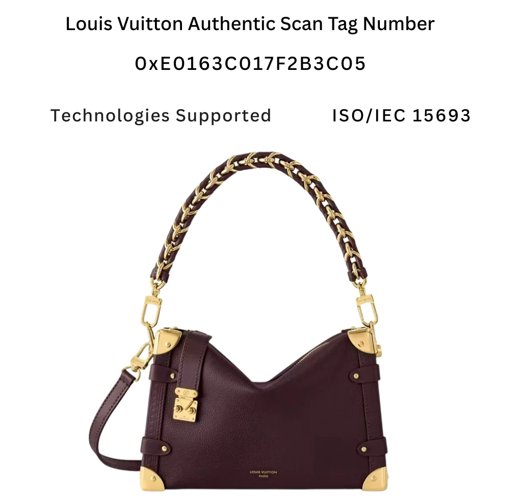 Louis Vuitton Side Trunk MM M25669 Burgundy front view