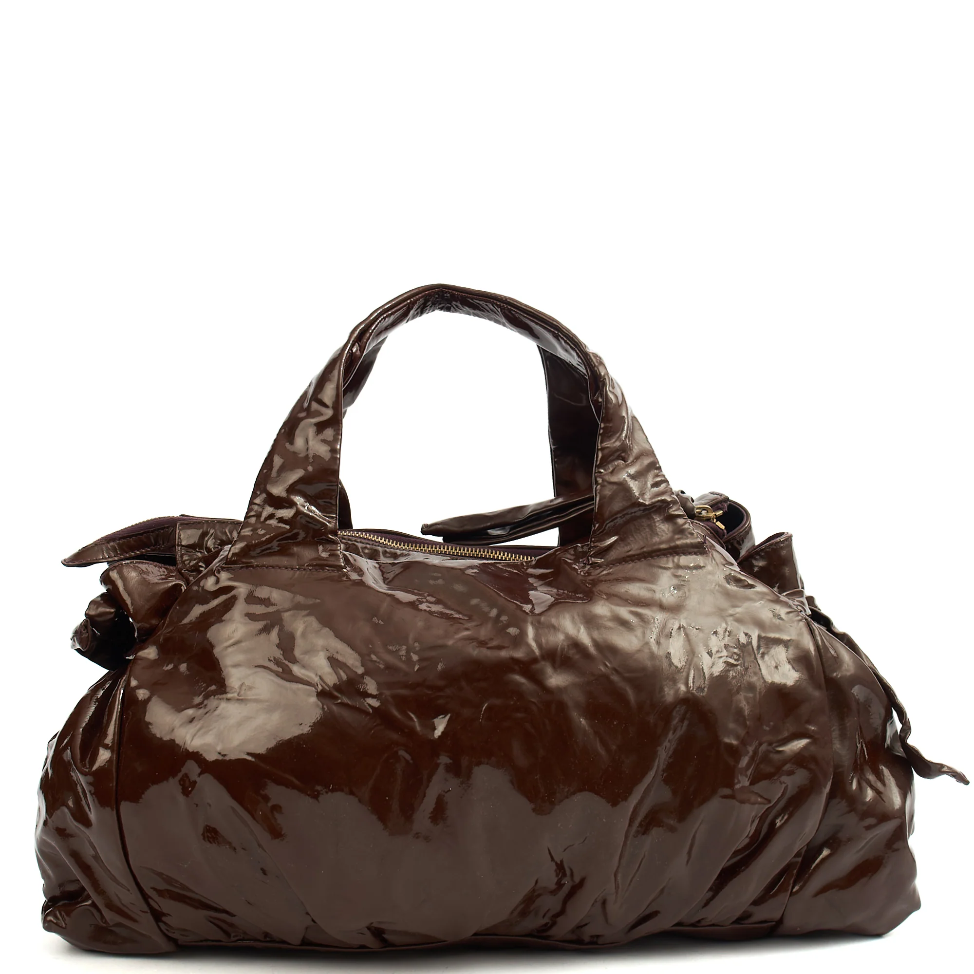 Picture of Gucci Tote Hysteria Hobo - Medium in Purple, Patent Leather