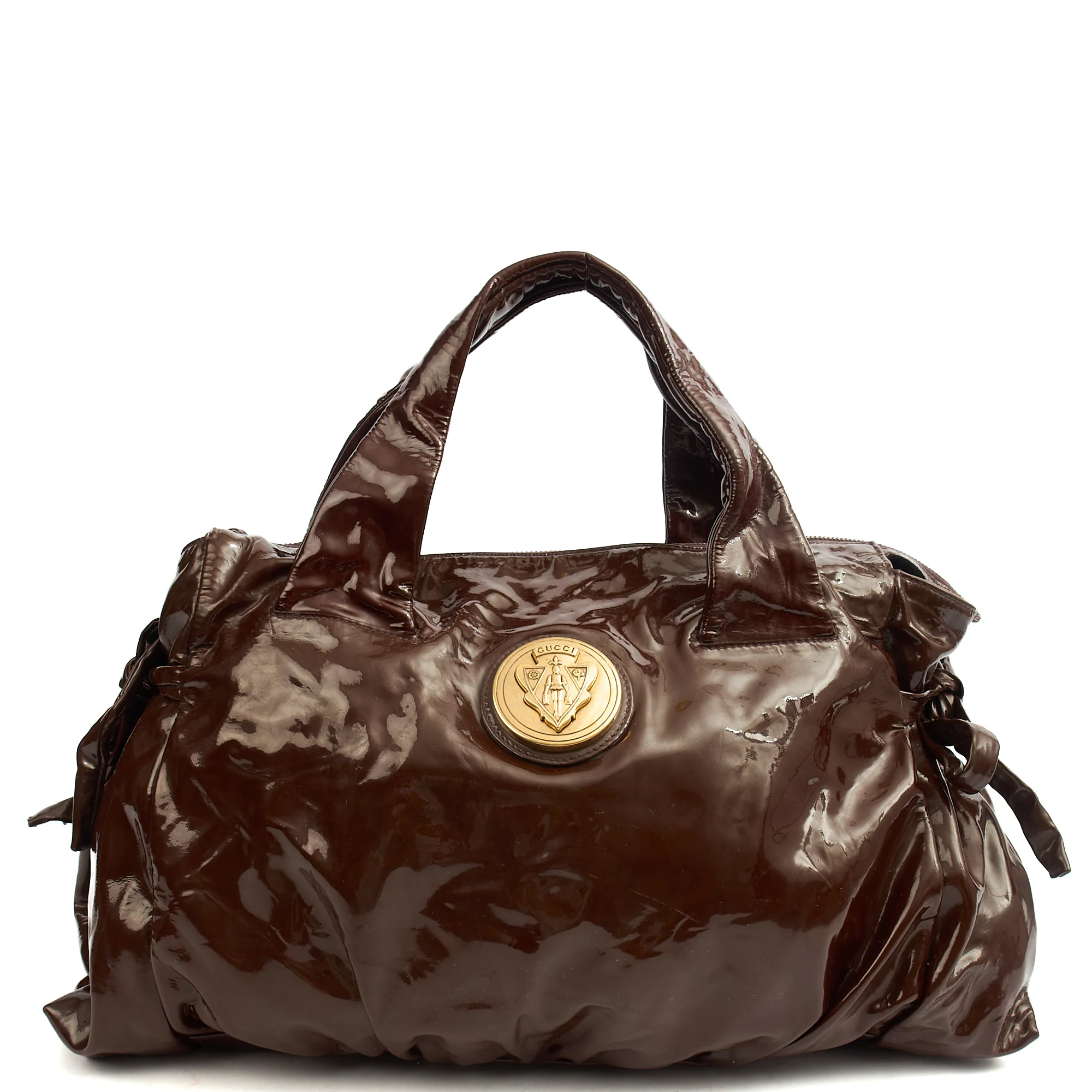 Picture of Gucci Tote Hysteria Hobo - Medium in Purple, Patent Leather