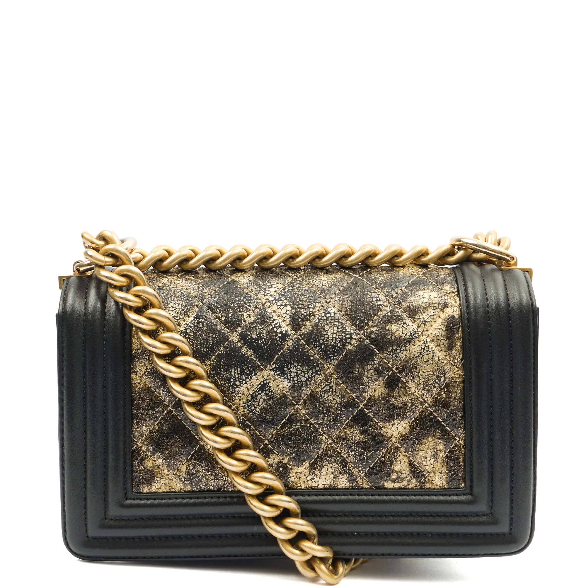 Picture of Chanel Mini Bag Boy - Mini in Metallic, Leather