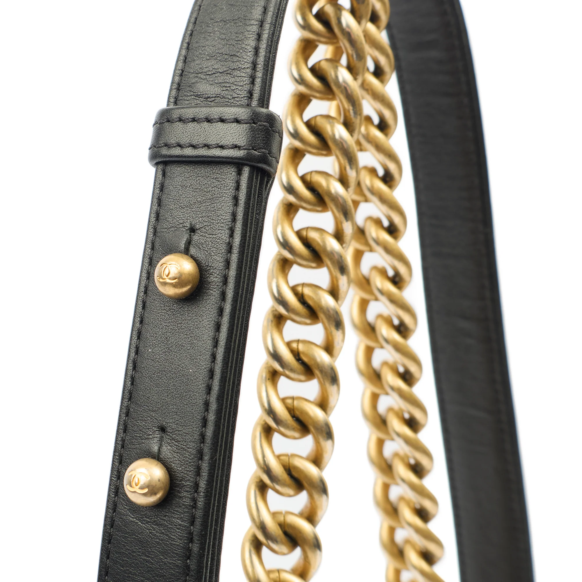 Picture of Chanel Mini Bag Boy - Mini in Metallic, Leather