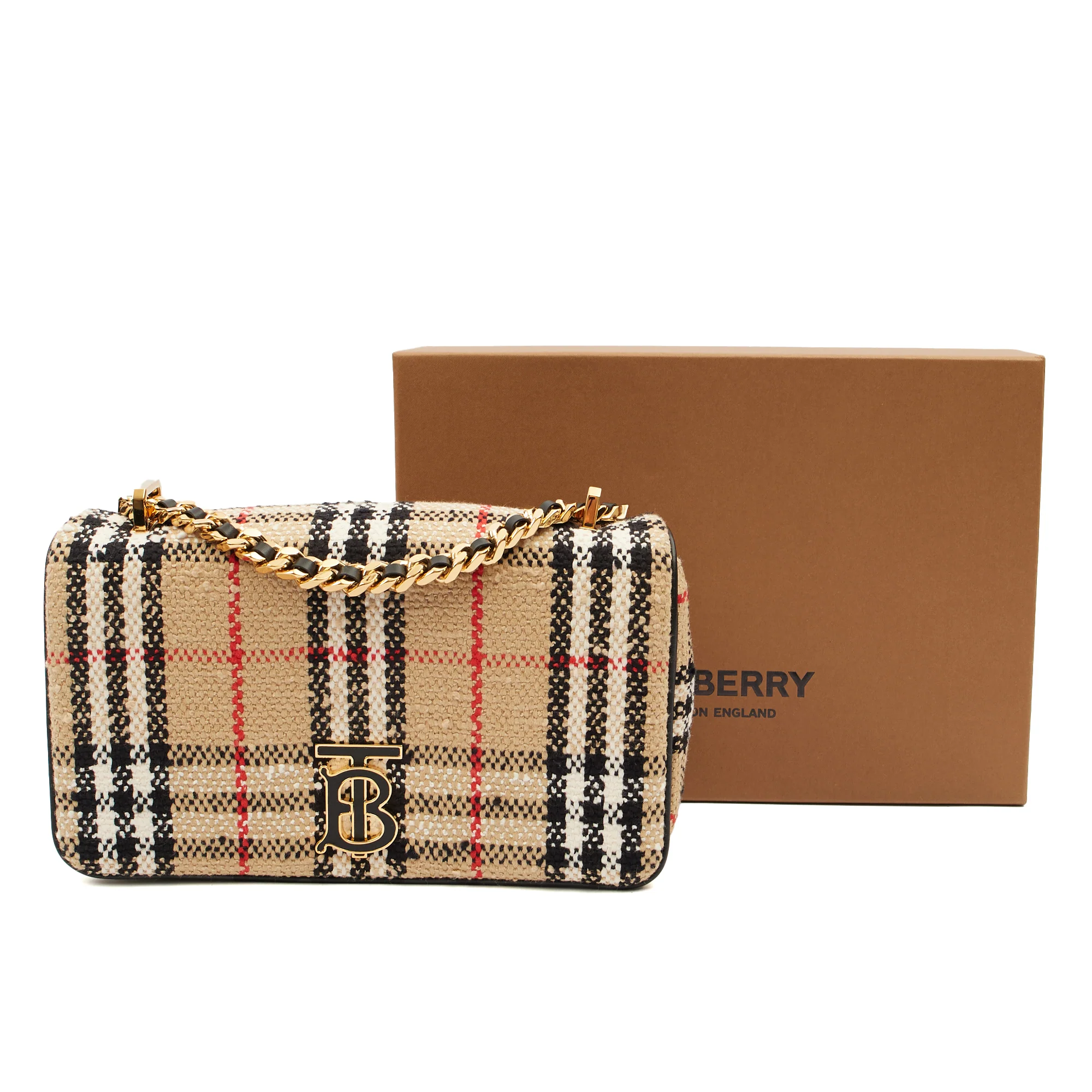 Picture of Burberry Shoulder Bag Lola Bag - Small in Brown, Leather