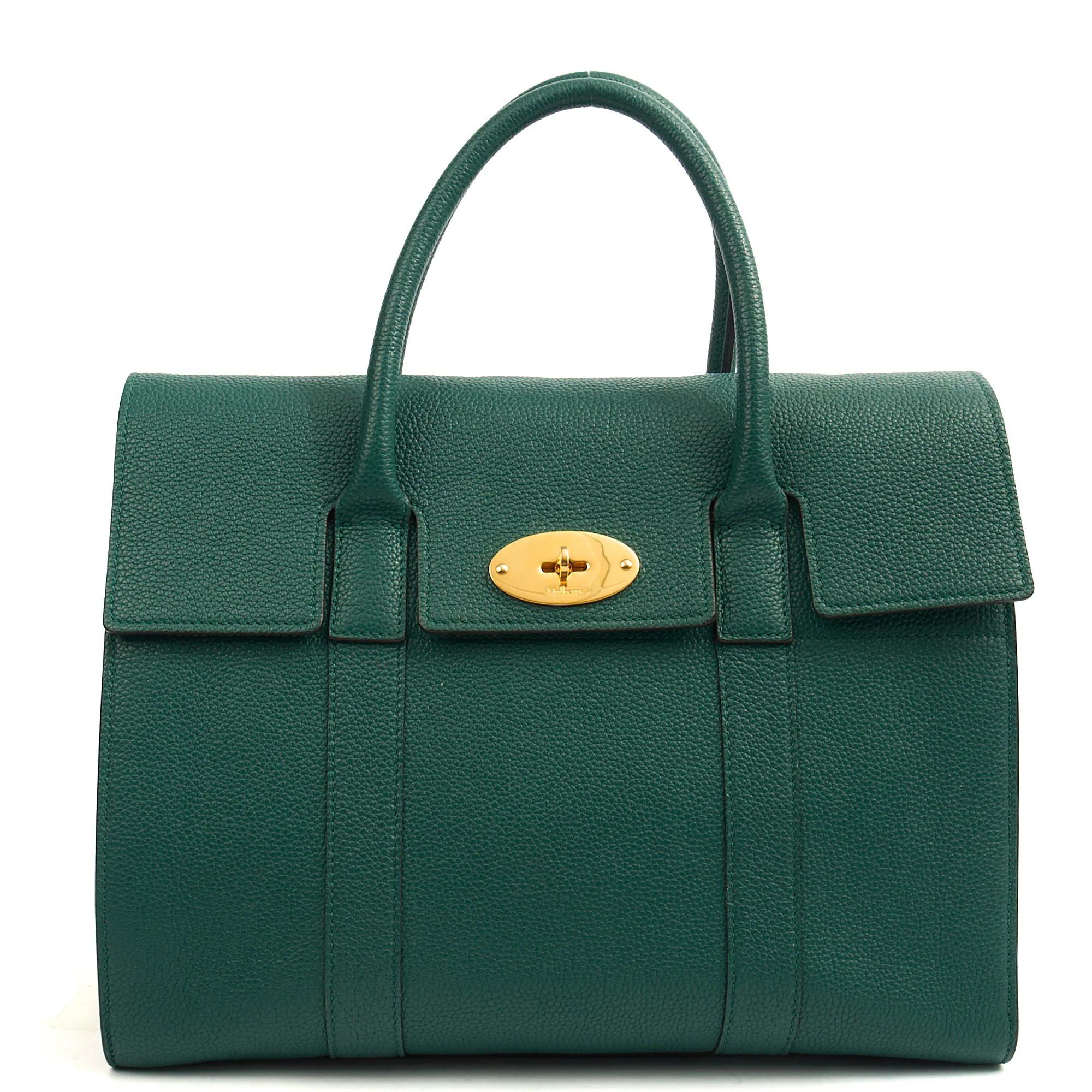 Picture of Mulberry Tote Bayswater with Strap in Ocean Green, Calfskin Leather