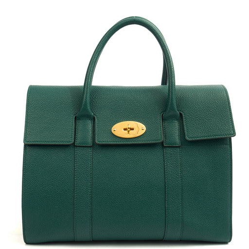 Picture of Mulberry Tote Bayswater with Strap in Ocean Green, Calfskin Leather