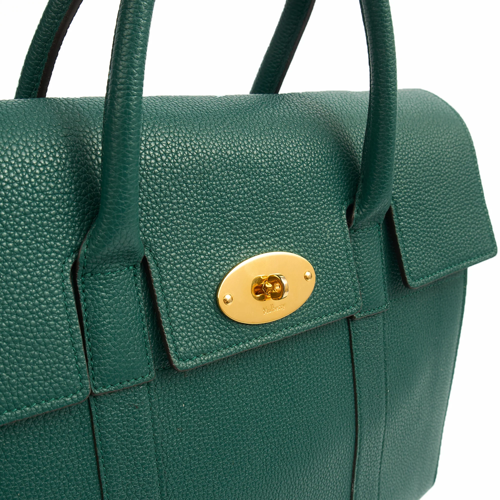 Picture of Mulberry Tote Bayswater with Strap in Ocean Green, Calfskin Leather