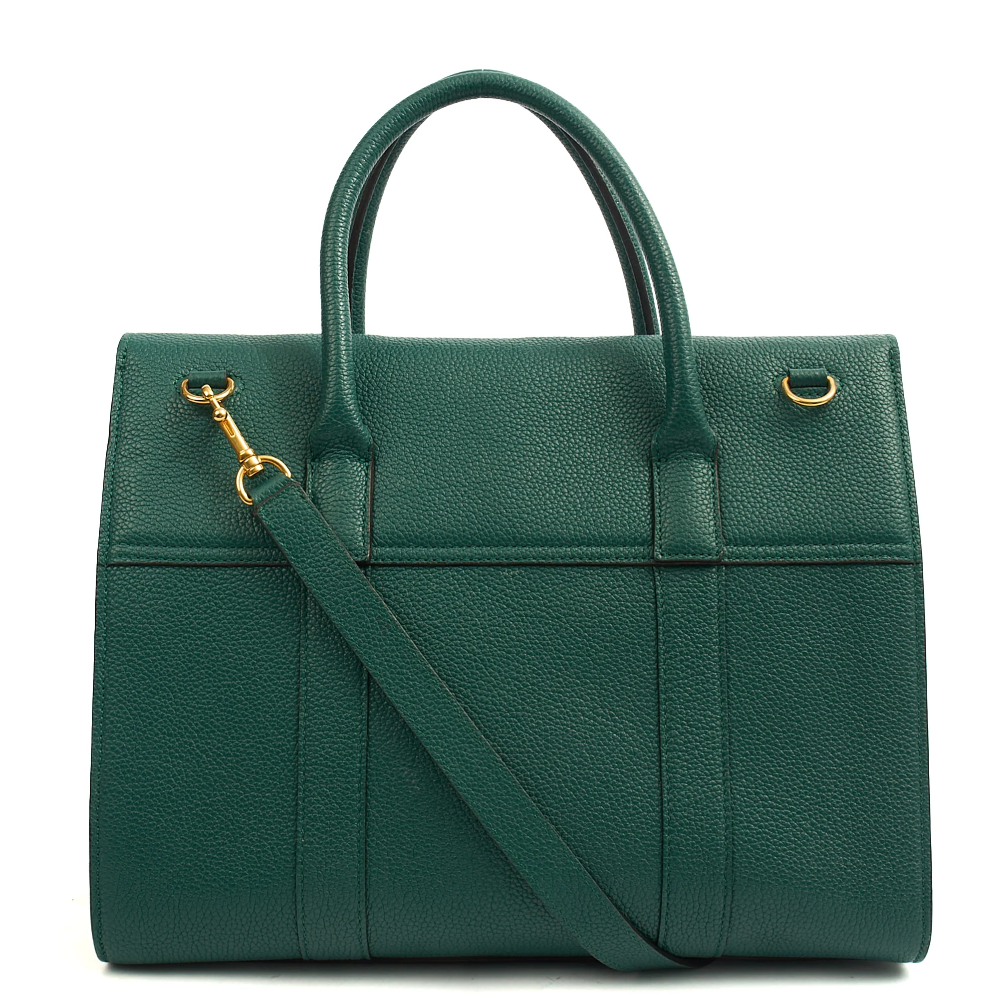 Picture of Mulberry Tote Bayswater with Strap in Ocean Green, Calfskin Leather