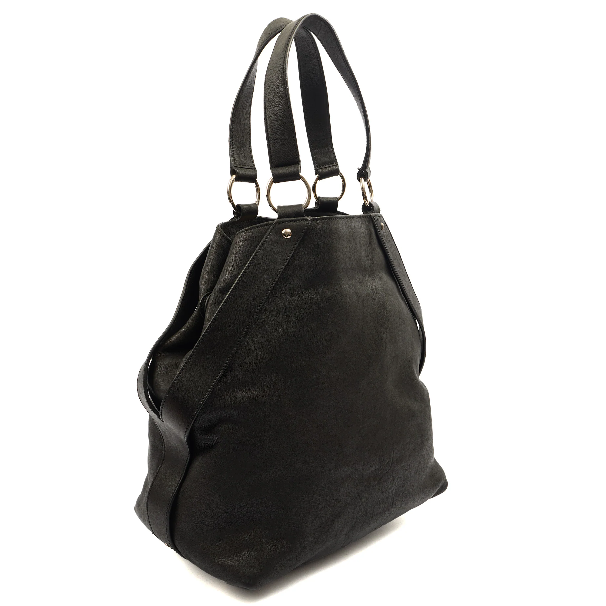 Picture of Saint Laurent Tote Tote in Black, Calfskin Leather