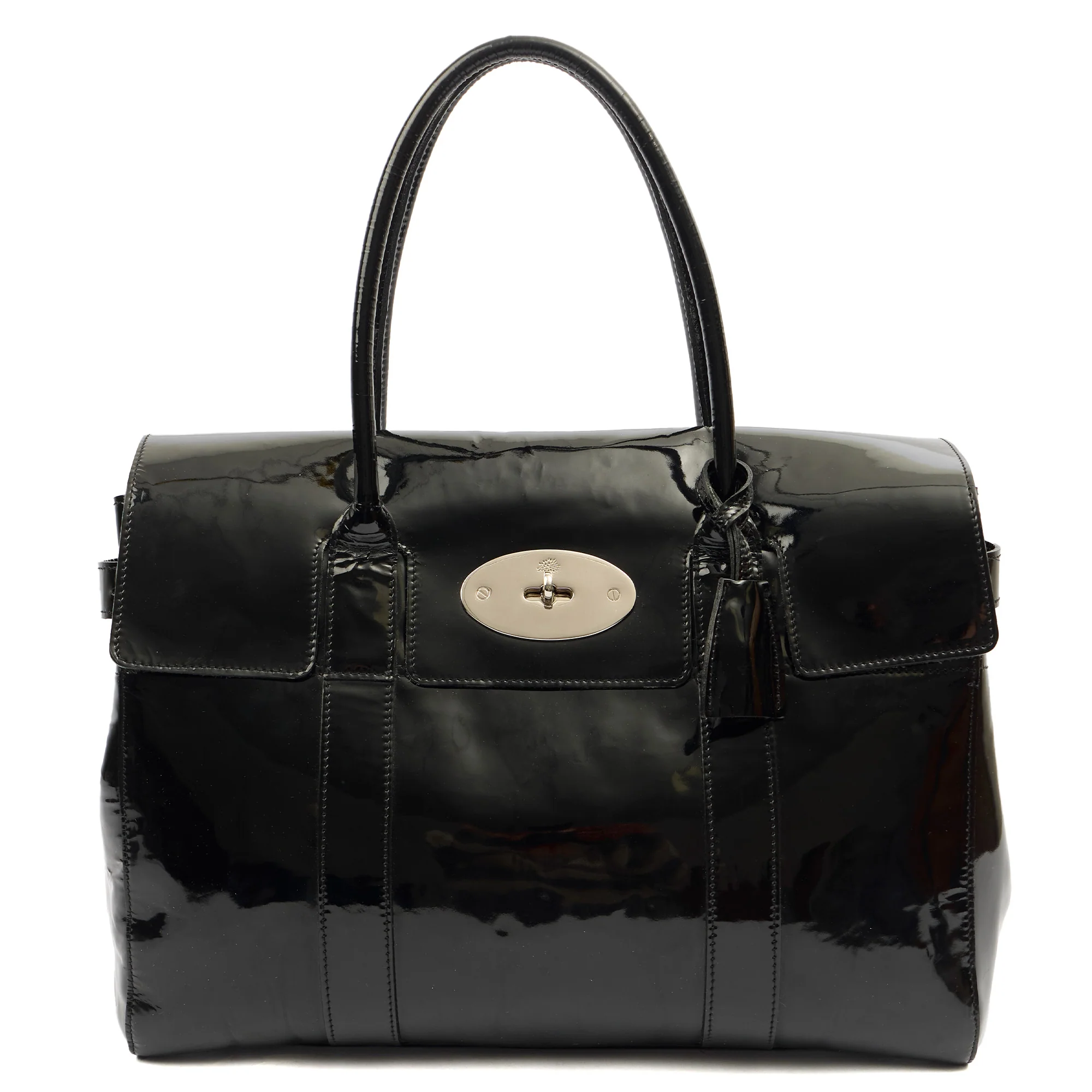 Picture of Mulberry Tote Bayswater Heritage in Black, Leather