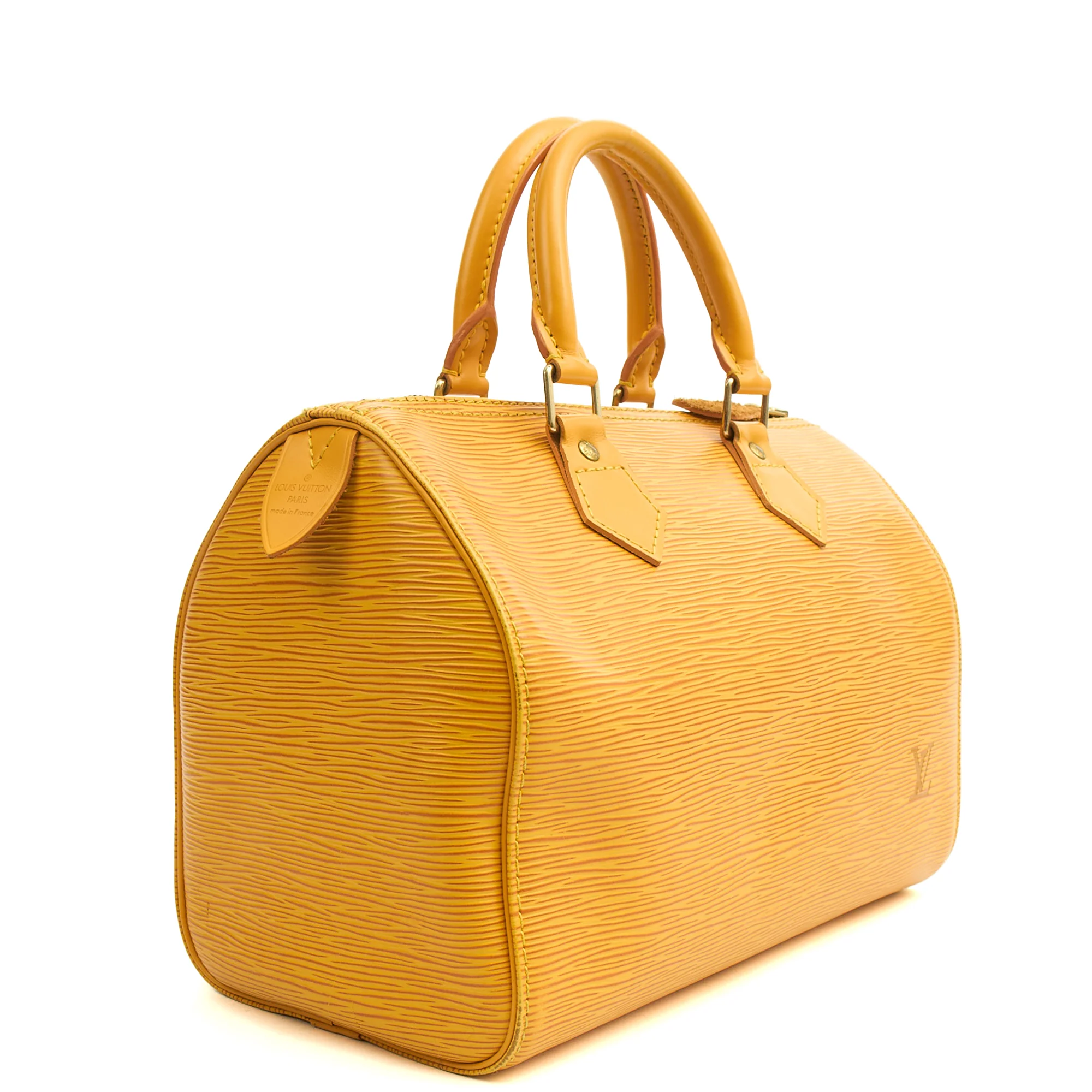 Picture of Louis Vuitton Tote Speedy 30 in Yellow, Epi Leather