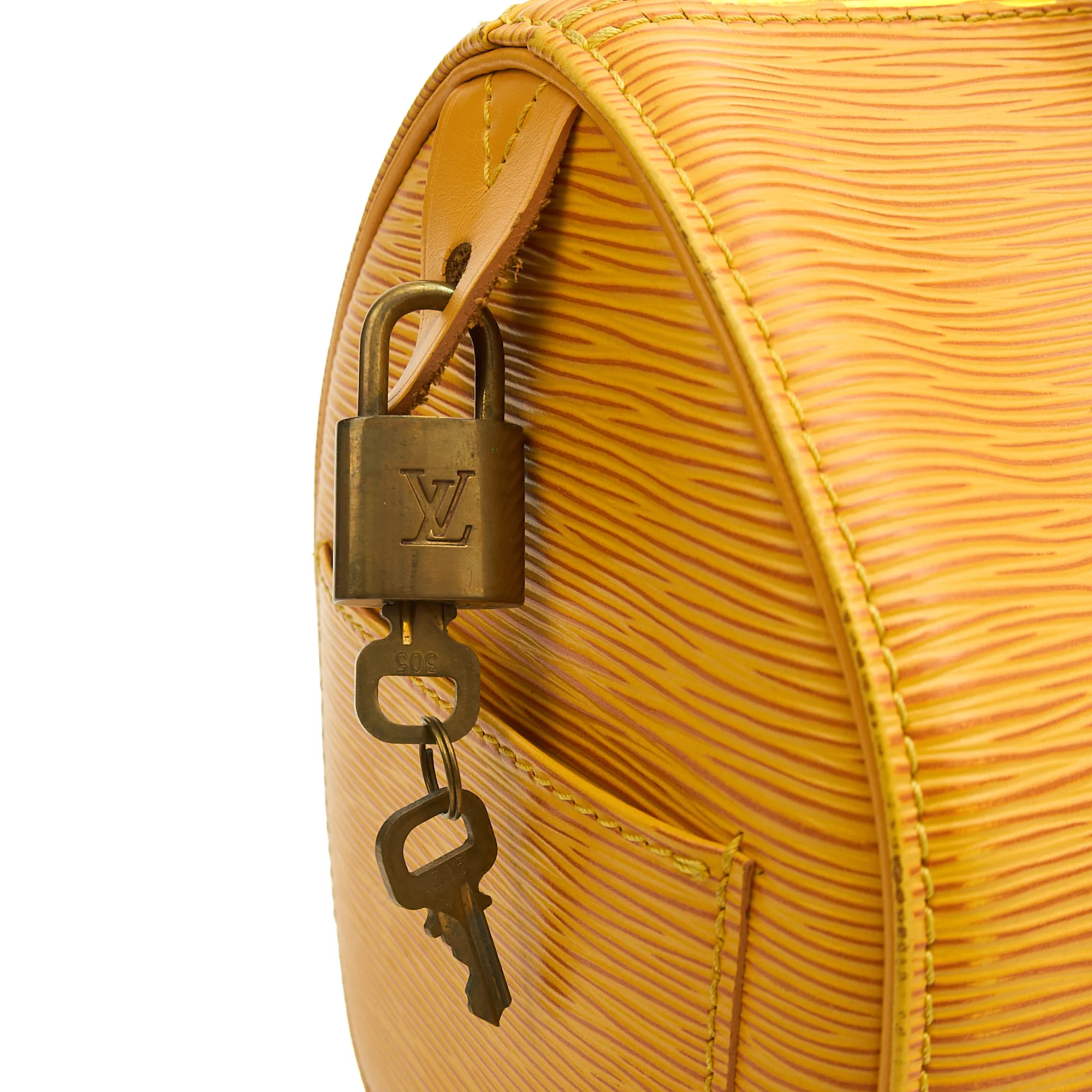 Picture of Louis Vuitton Tote Speedy 30 in Yellow, Epi Leather